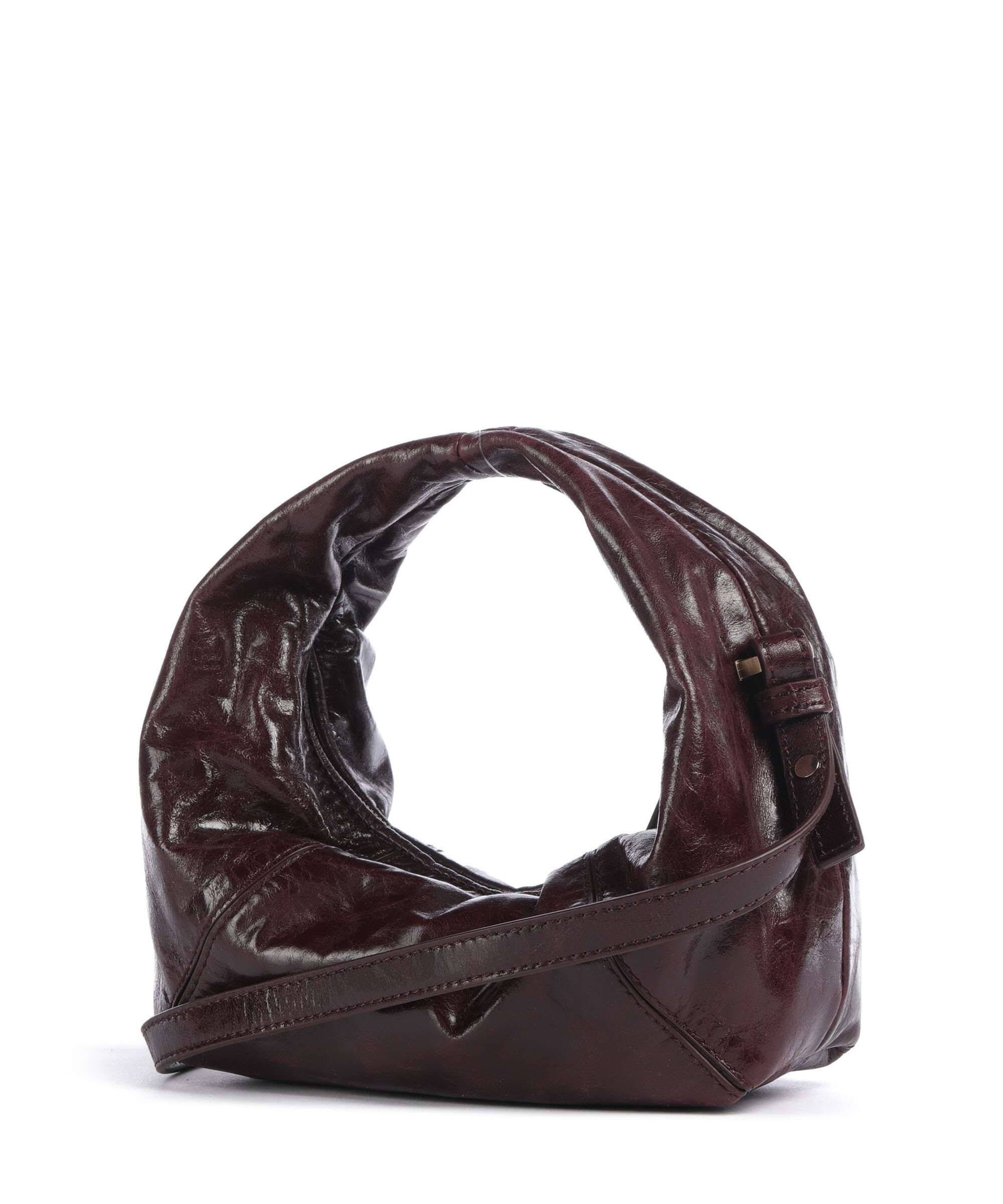 Les Visionnaires Greta Icon Crikle Mini Torebka bordeaux red - Image 2