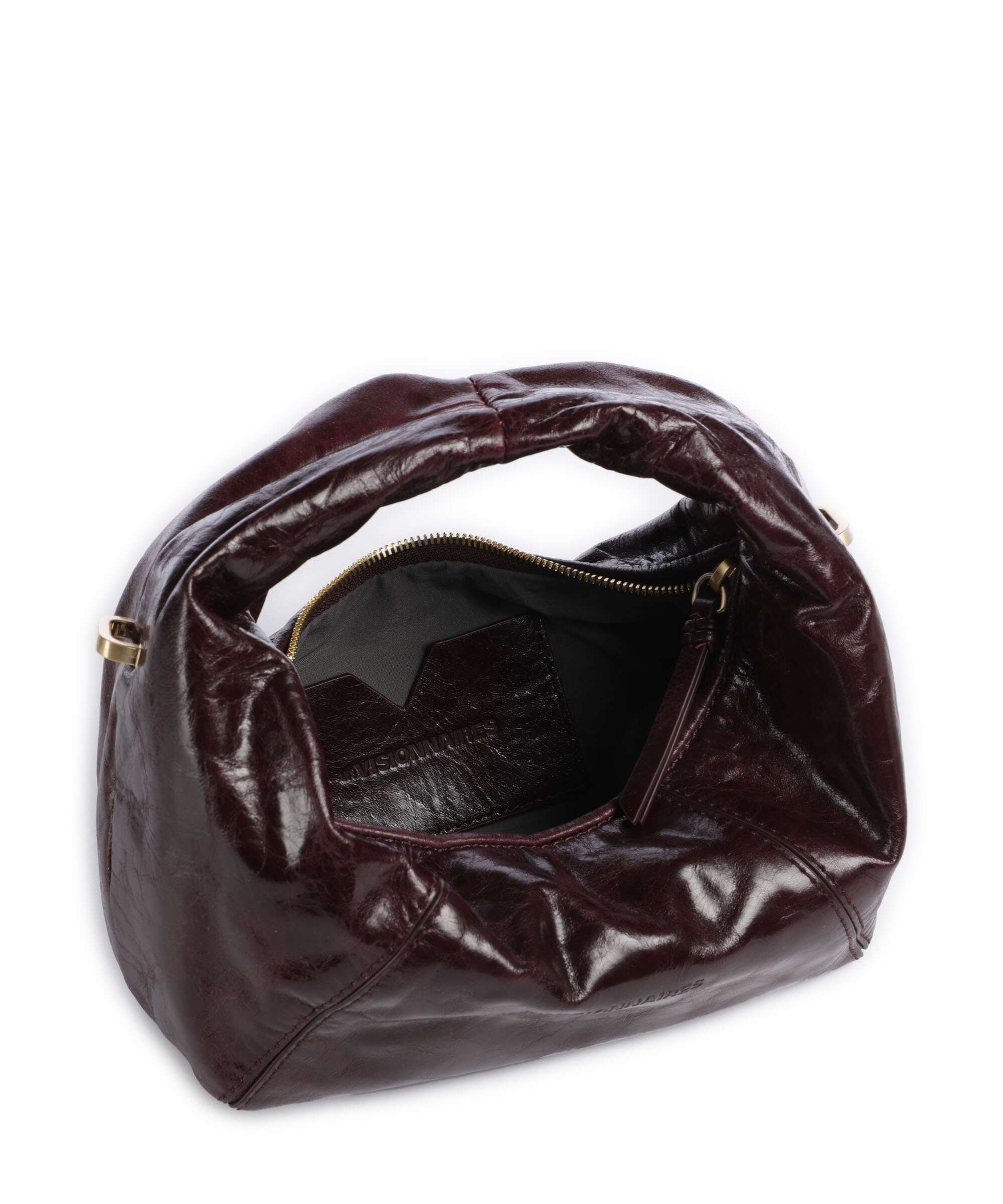 Les Visionnaires Greta Icon Crikle Mini Torebka bordeaux red - Image 6