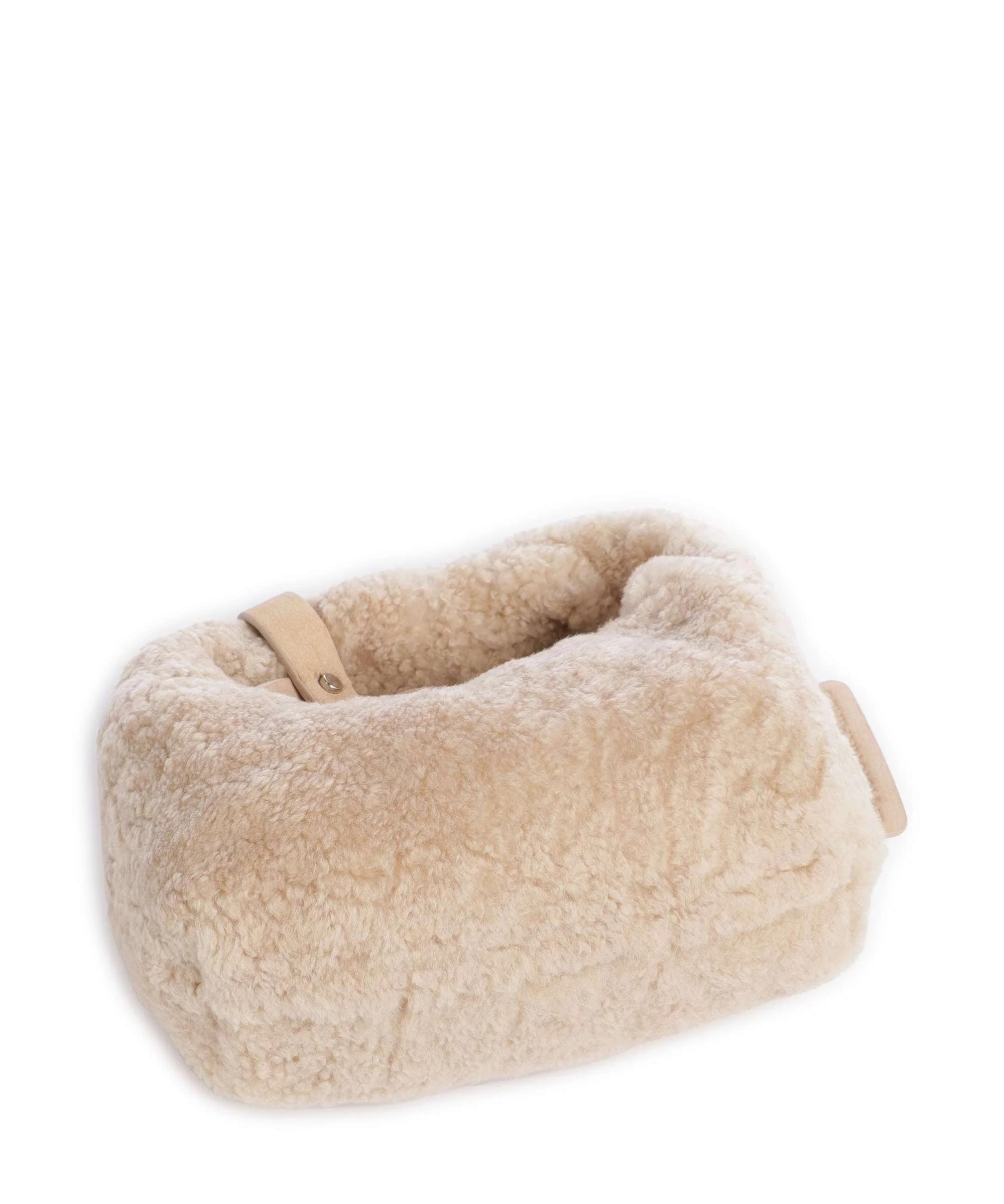 Les Visionnaires Greta Teddy Micro Torba przez ramię milky beige - Image 5