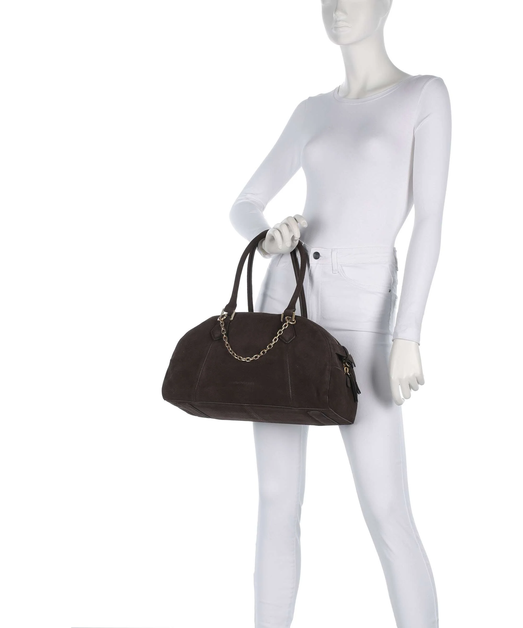 Les Visionnaires Odette Cozy Chain Torebka dark brown - Image 3