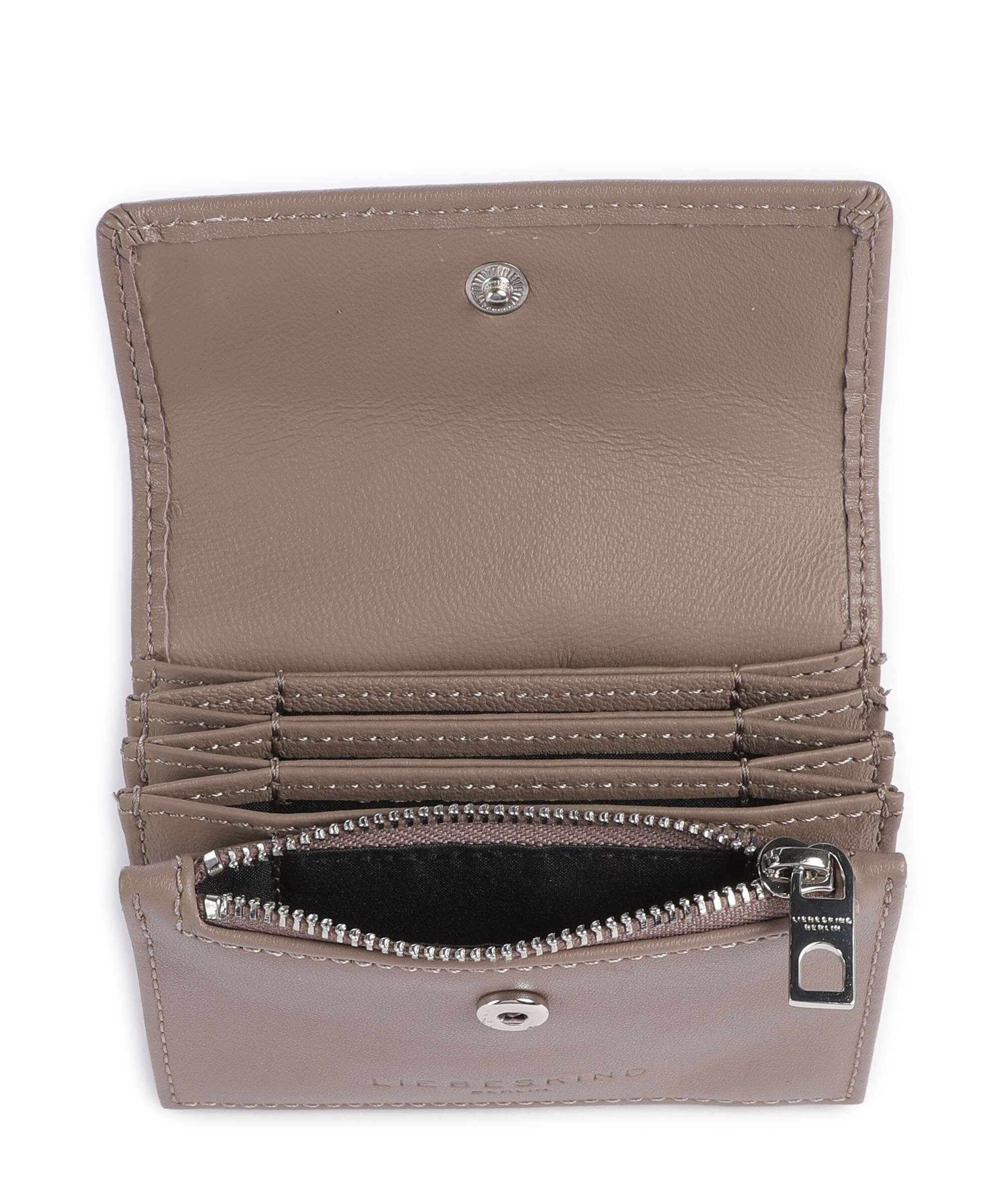 Liebeskind Akkordeon Soft Nappa S Portfel neutral gray - Image 2