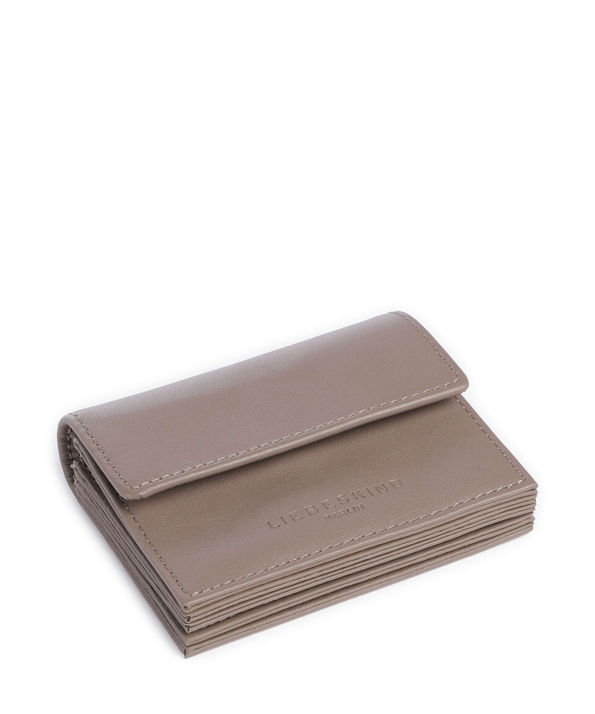 Liebeskind Akkordeon Soft Nappa S Portfel neutral gray - Image 4