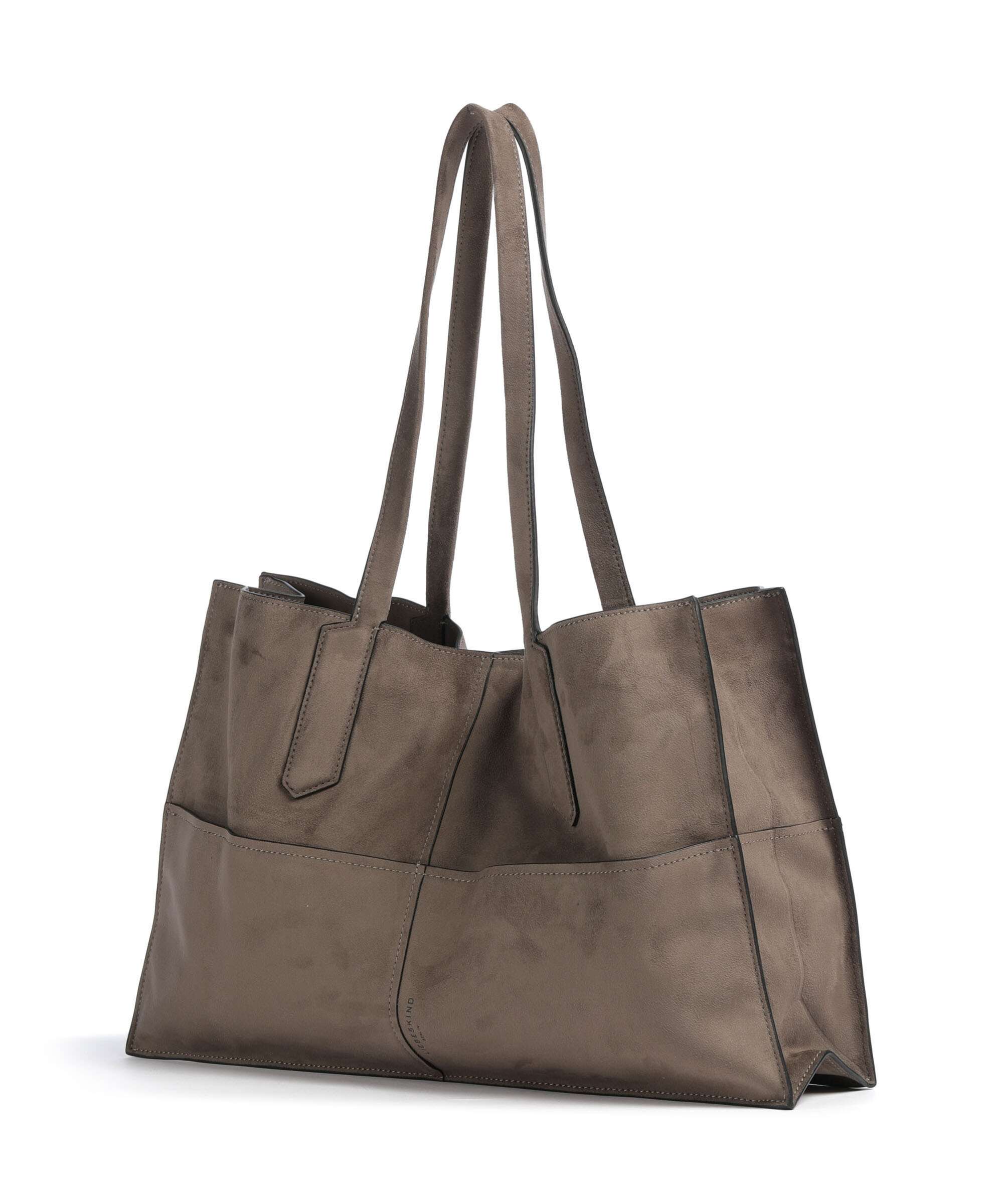 Liebeskind Amy Vegan Suede L Torba na zakupy neutral grey - Image 2
