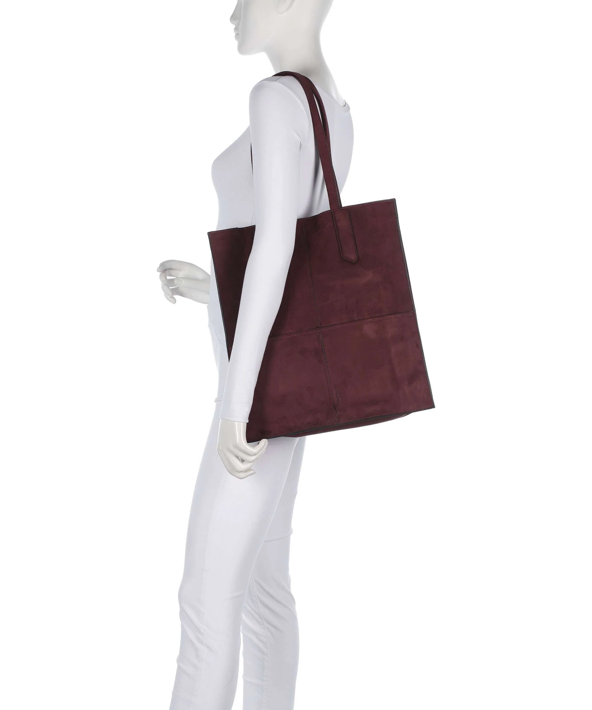 Liebeskind Amy Vegan Suede L Torba na zakupy pomegranate - Image 3
