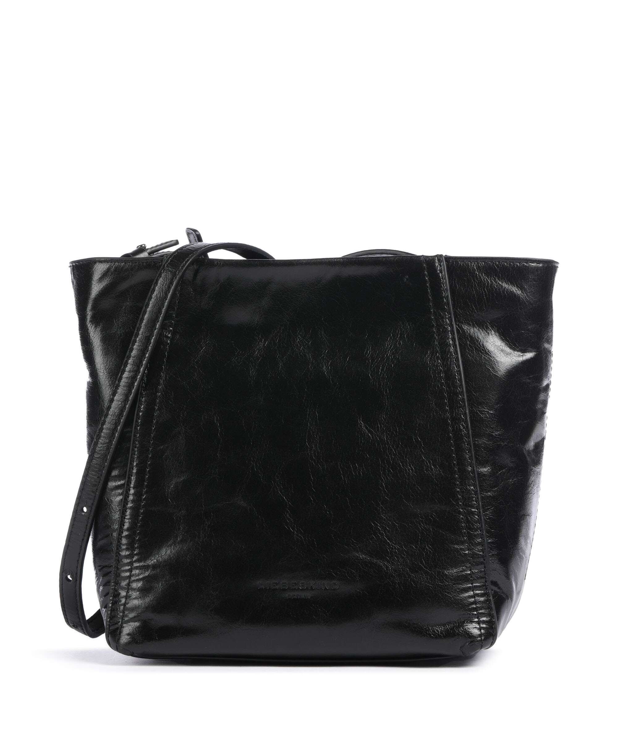 Liebeskind Chudy Paper Touch Crinkle S Torba przez ramię black