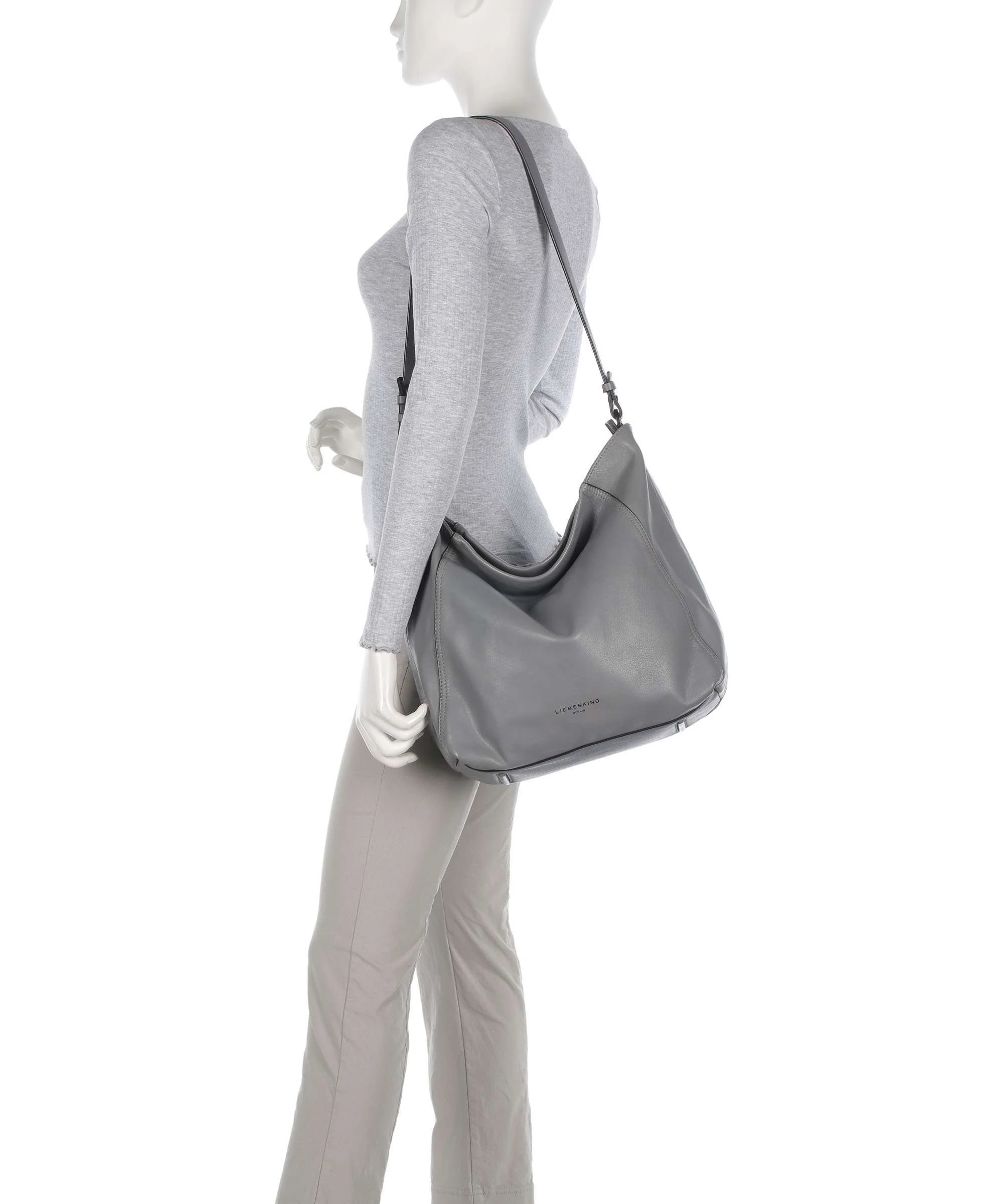 Liebeskind Chudy Sheep Natural L Torebka worek grigio - Image 3