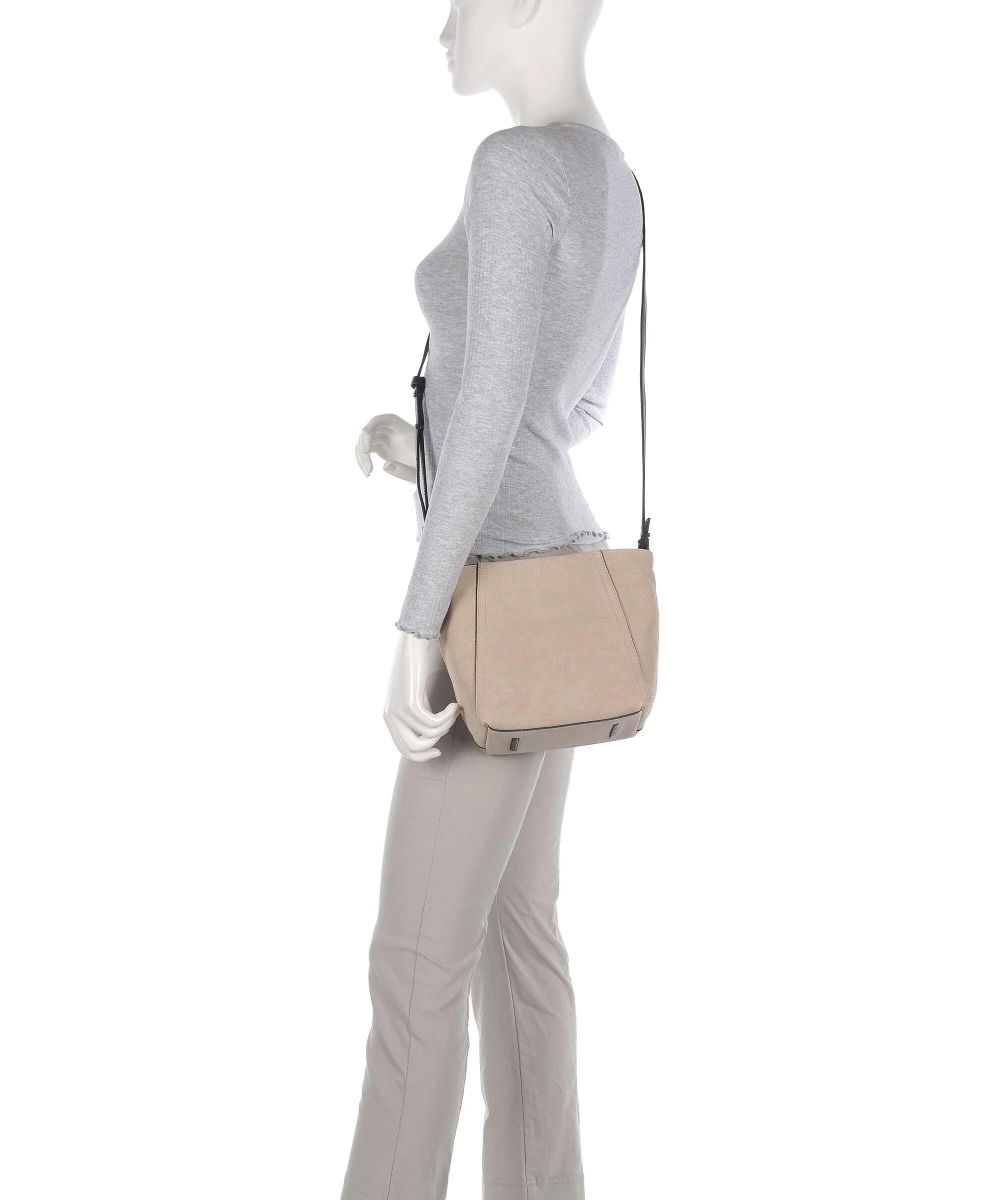 Liebeskind Chudy Suede S Torba przez ramię stone - Image 3