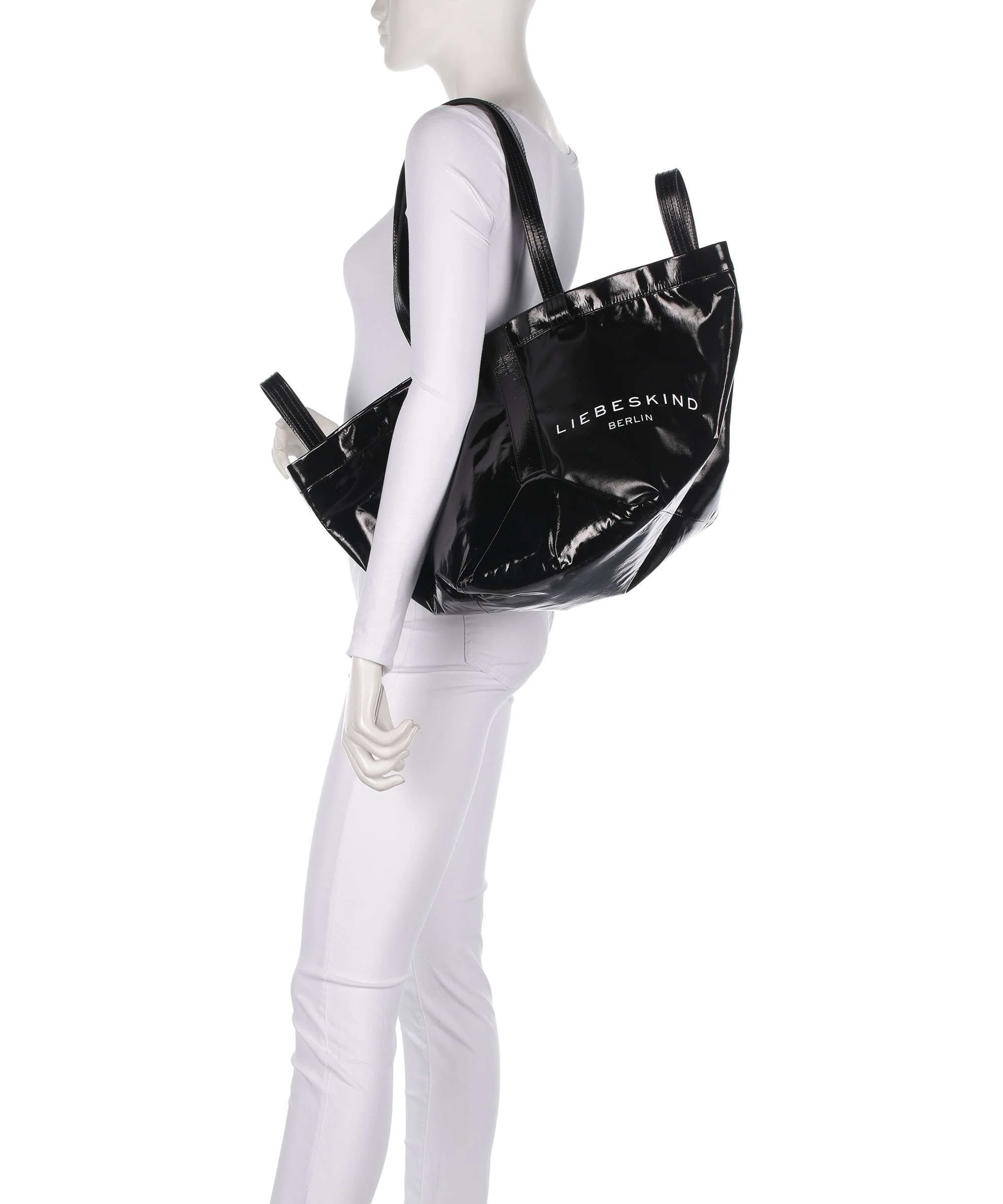 Liebeskind Elvira Rain M Torba na zakupy black - Image 3