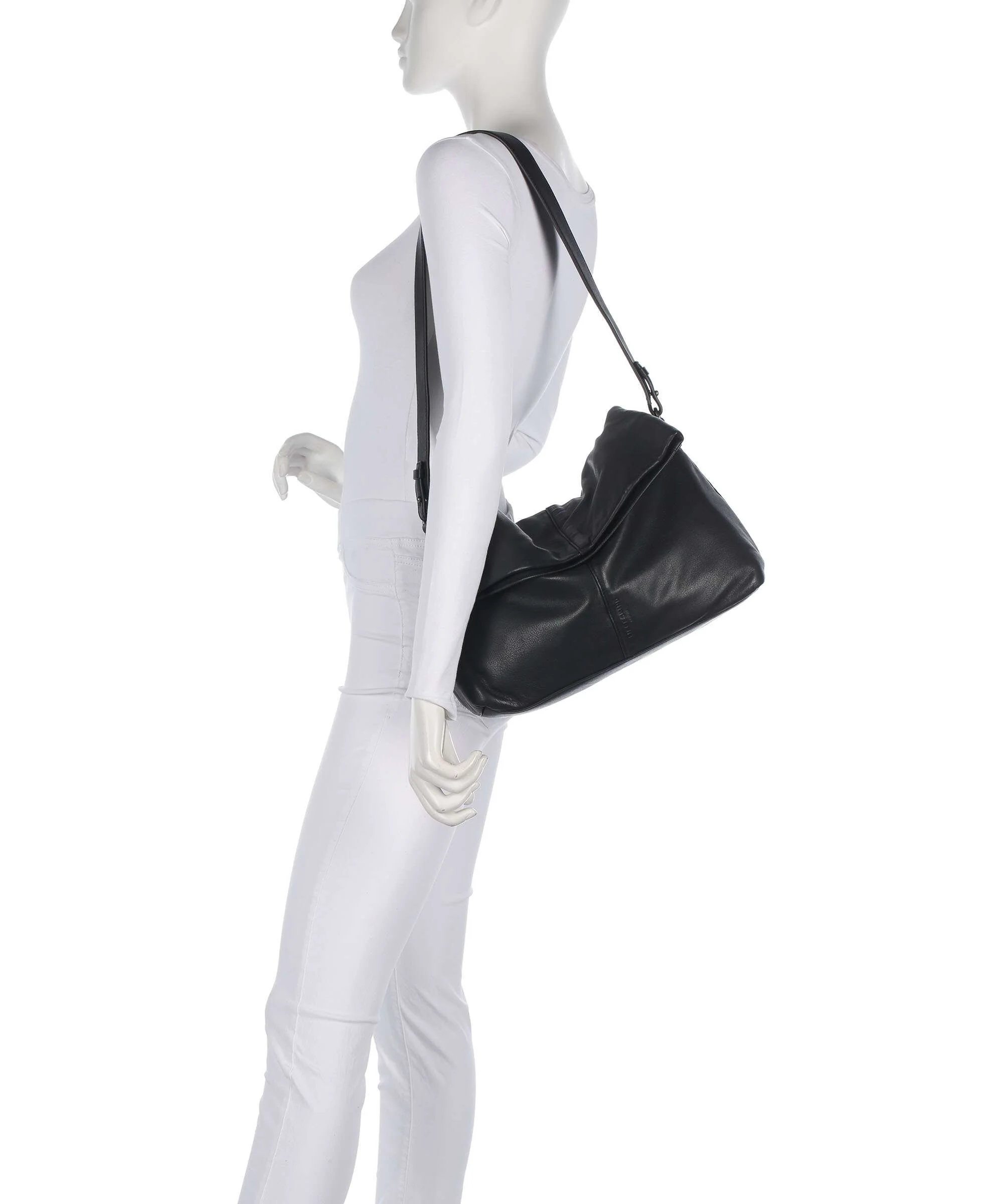 Liebeskind Fiona Sheep Natural M Torebka worek black - Image 3