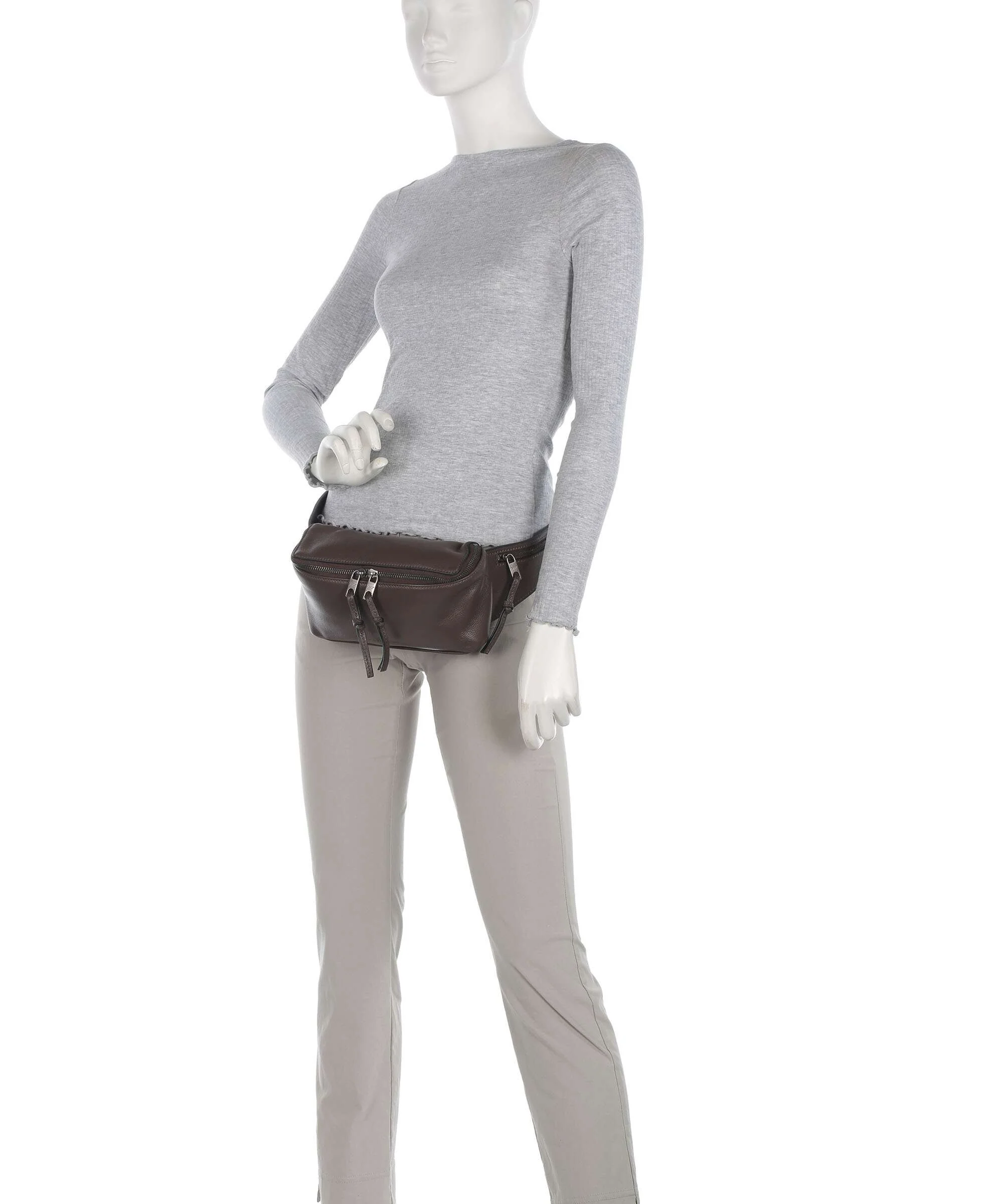 Liebeskind Hera Small Pebble S Saszetka nerka light truffel - Image 3