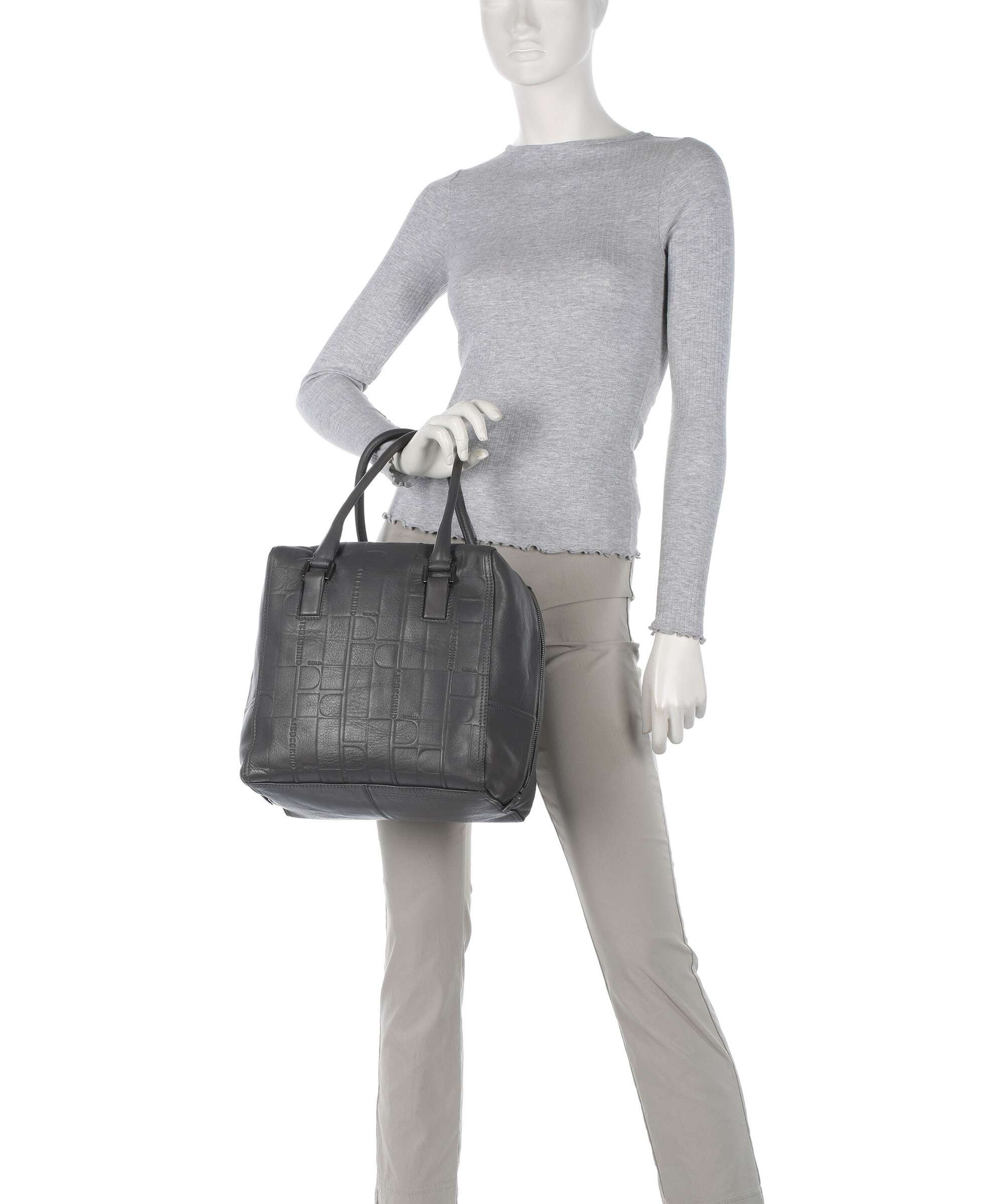 Liebeskind Kayla Monogram Sheep Natural M Torebka iron - Image 3