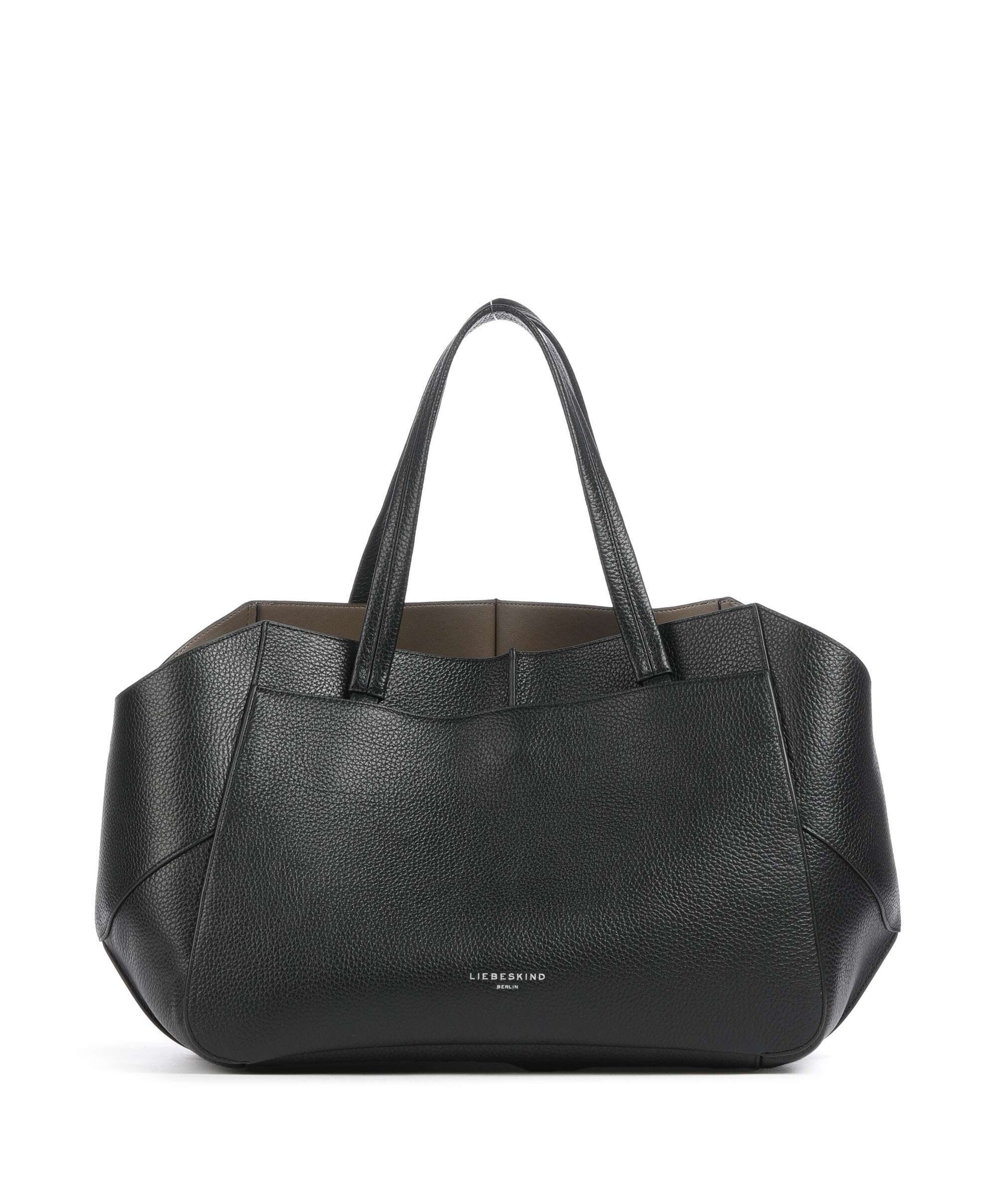 Liebeskind Lilly Heavy Pebble XL Torba na zakupy black