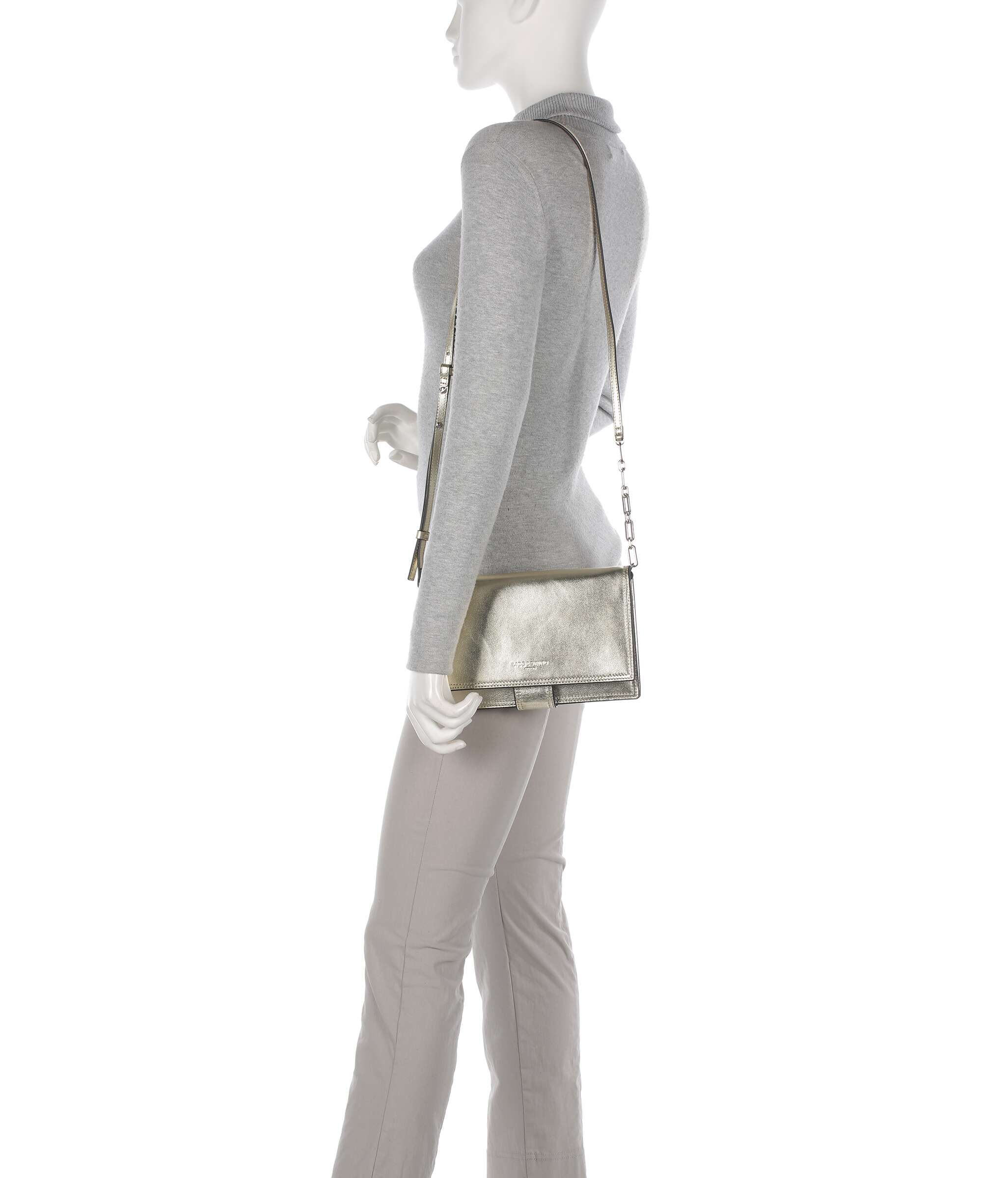 Liebeskind Lisa Metallic S Torba przez ramię light gold - Image 3