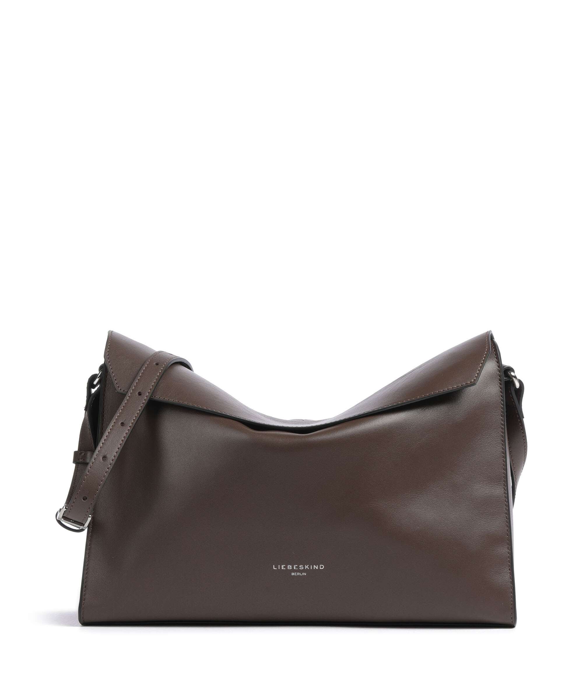 Liebeskind Lora Calf Optic M Torba przez ramię light truffel