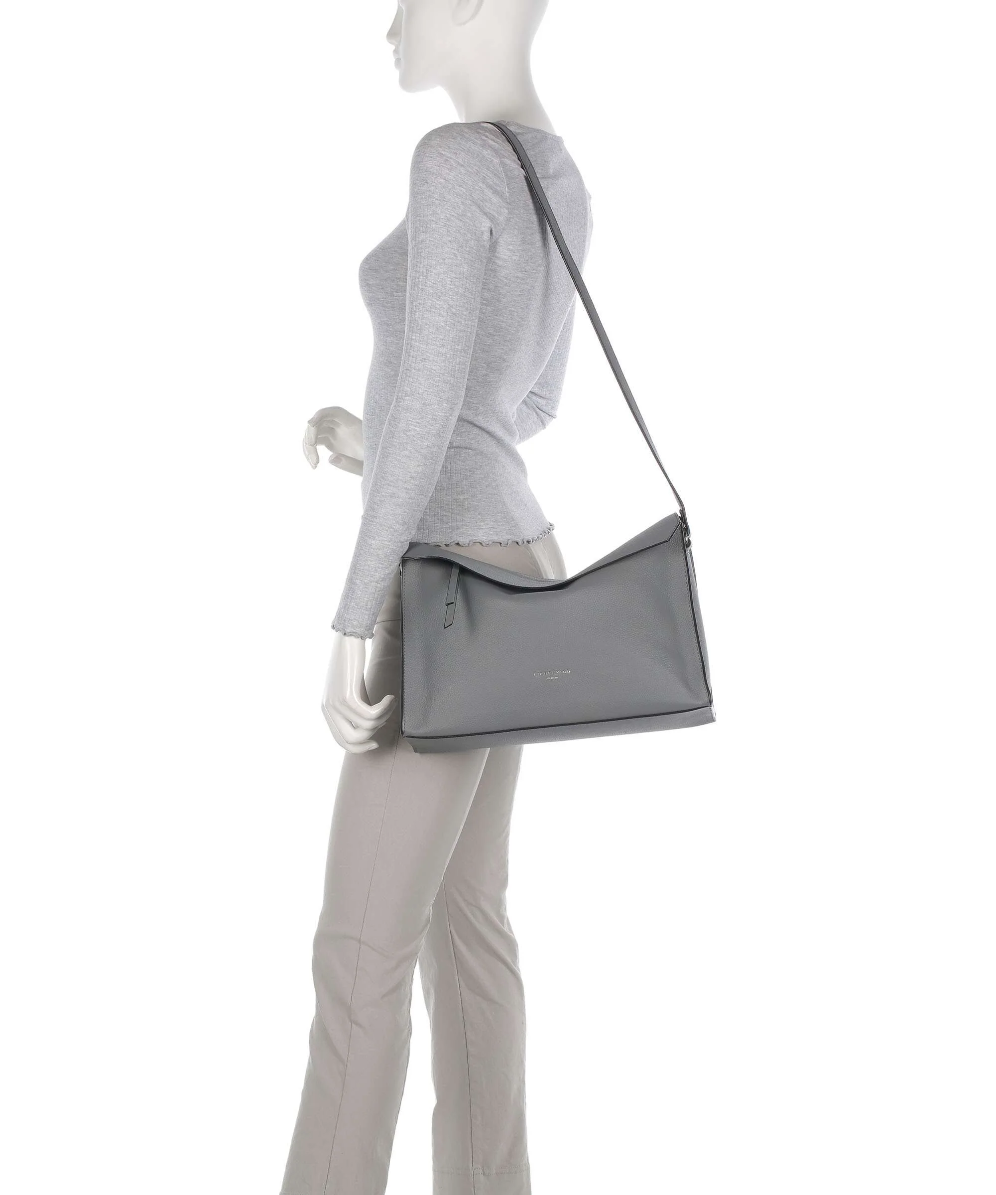 Liebeskind Lora Small Pebble M Torba na ramię grigio - Image 3