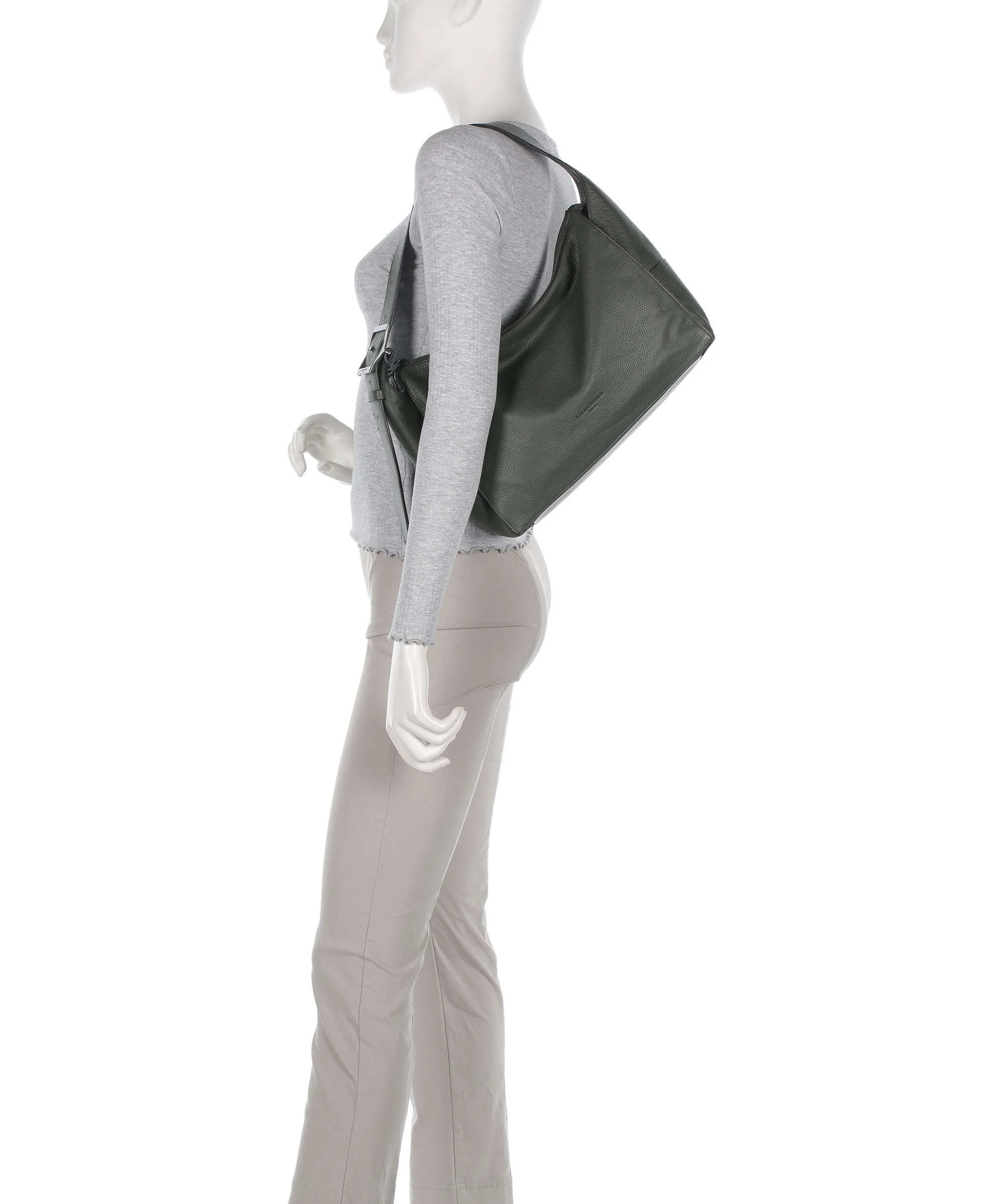 Liebeskind Lou Small Pebble M Torebka worek cypress green - Image 3