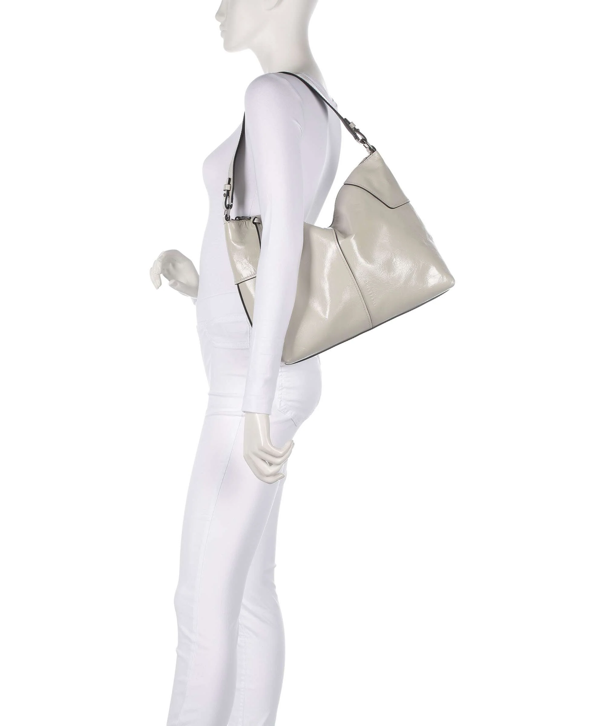 Liebeskind Mila Lack Distressed M Torebka worek milk - Image 3