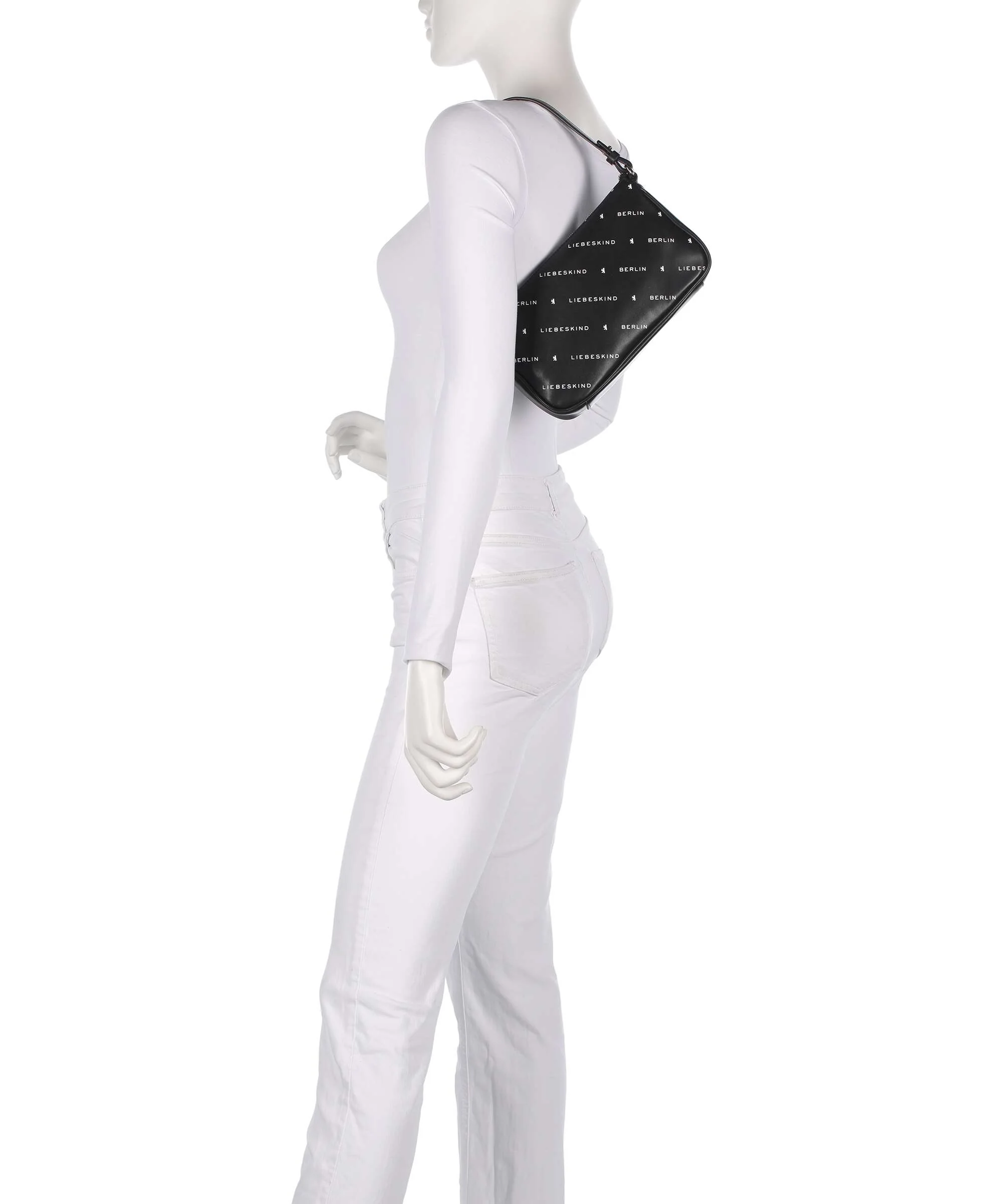 Liebeskind Monogram Soft Nappa S Torba na ramię black - Image 3