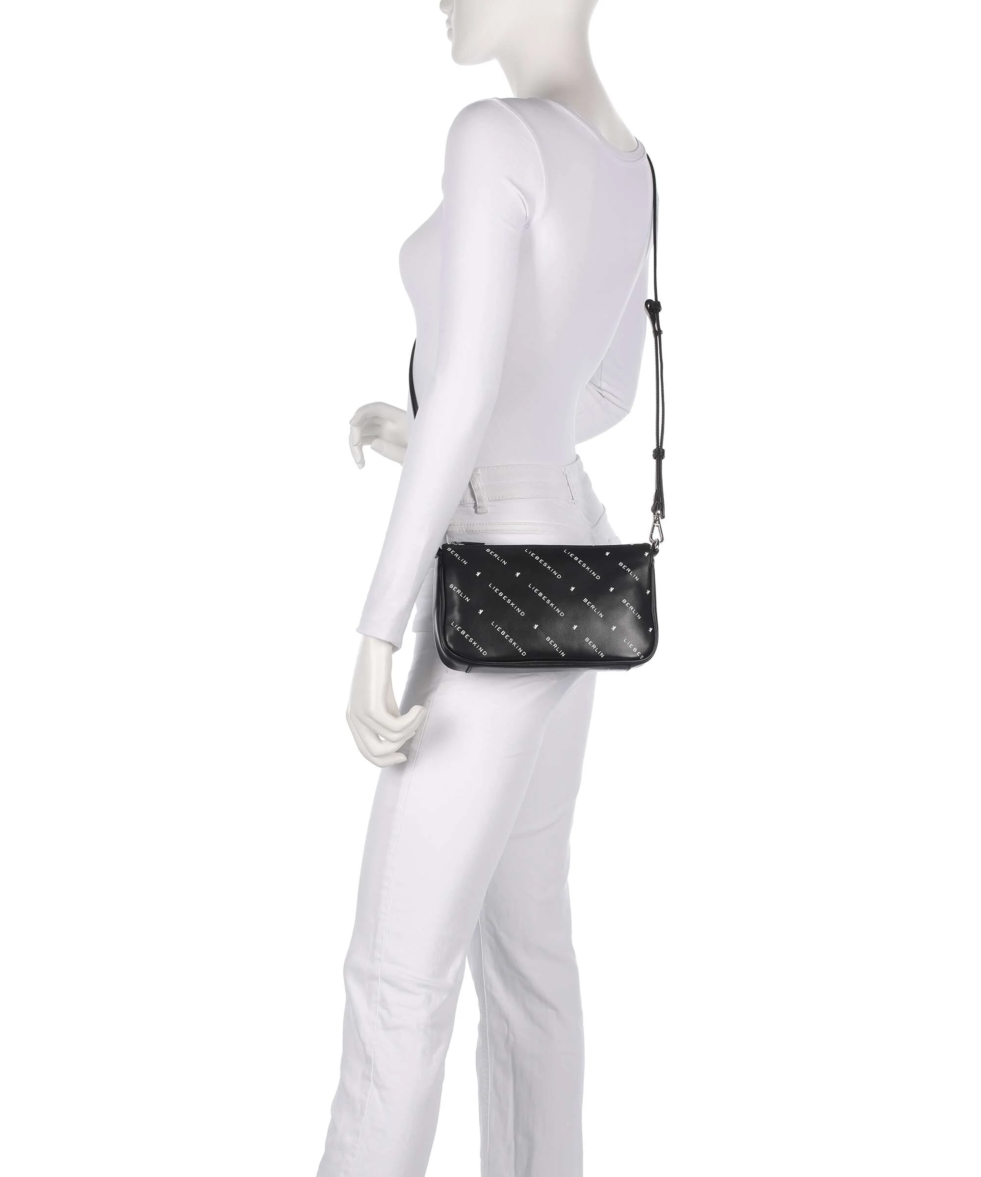 Liebeskind Monogram Soft Nappa S Torba na ramię black - Image 4