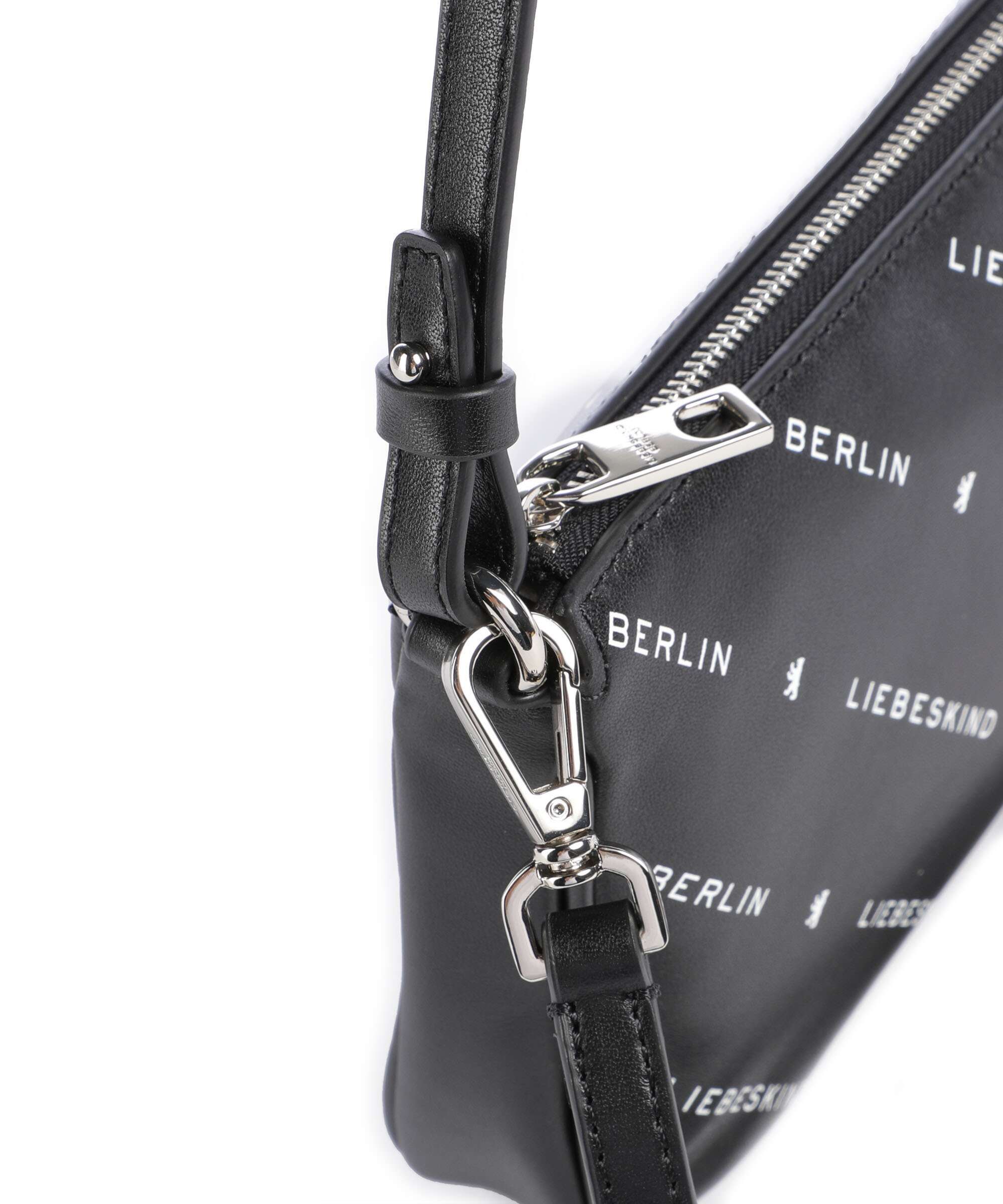 Liebeskind Monogram Soft Nappa S Torba na ramię black - Image 5