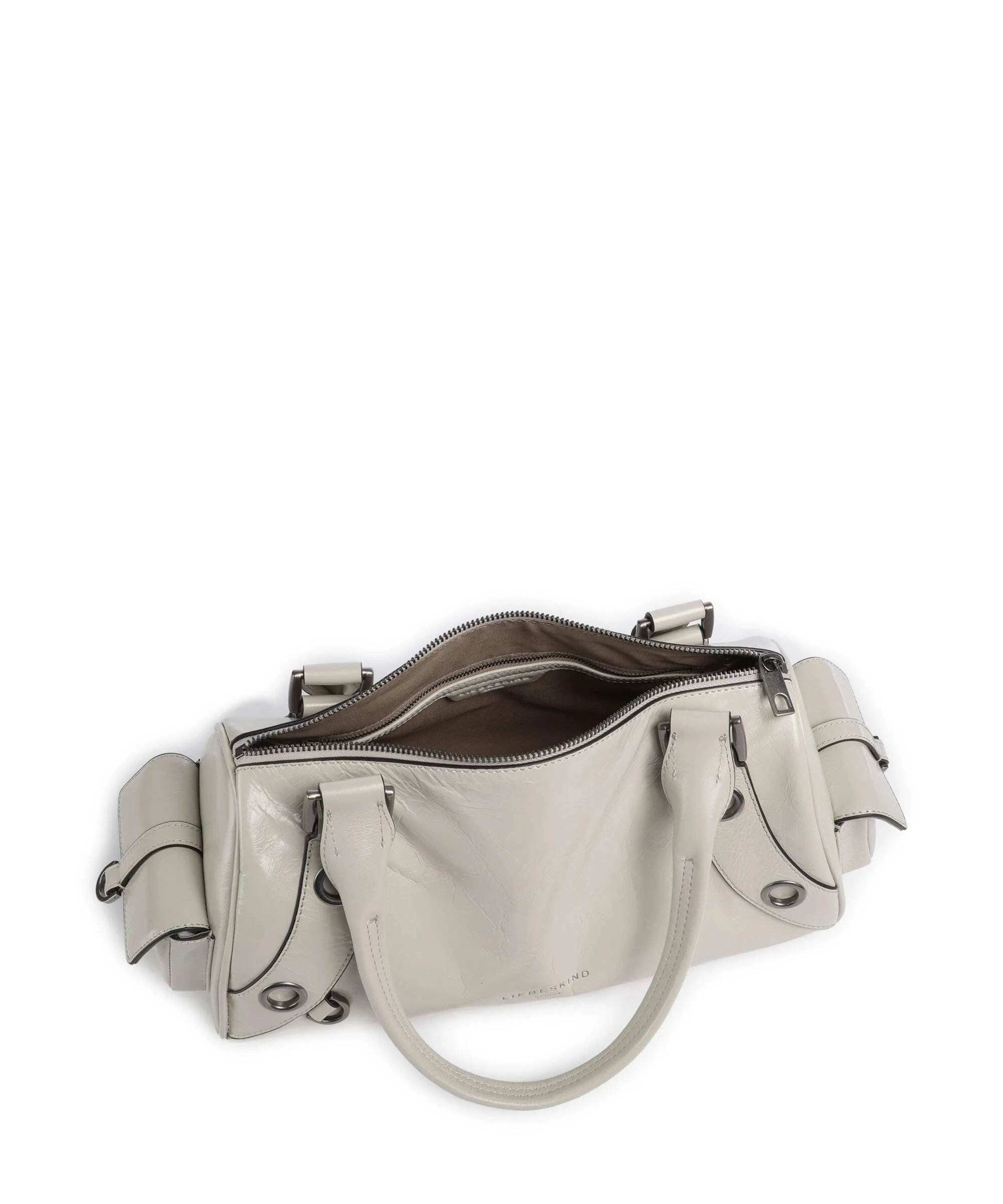 Liebeskind Nika Lack Distressed M Torba na ramię milk - Image 6