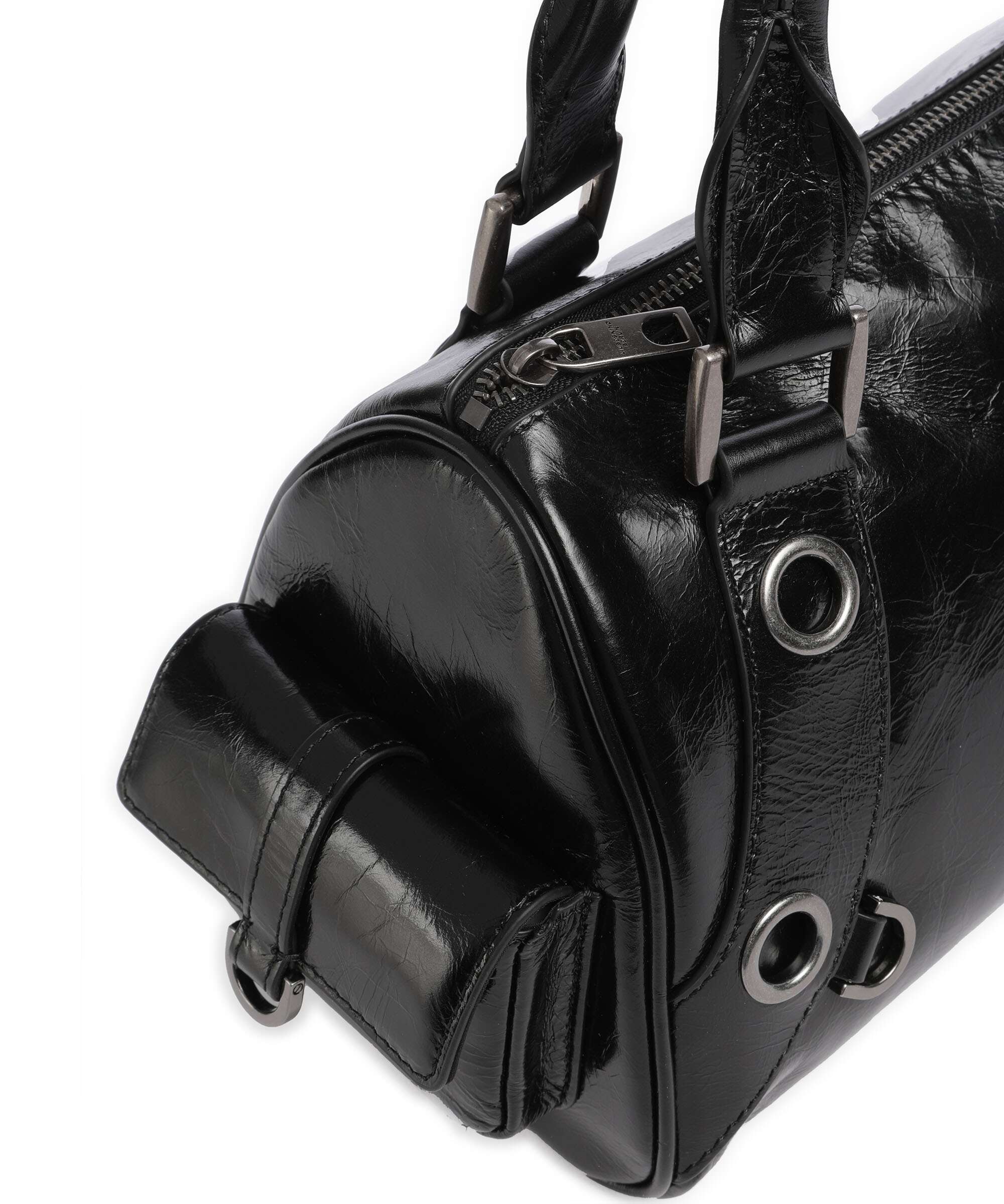 Liebeskind Nika Lack Distressed M Torba na ramię black - Image 4