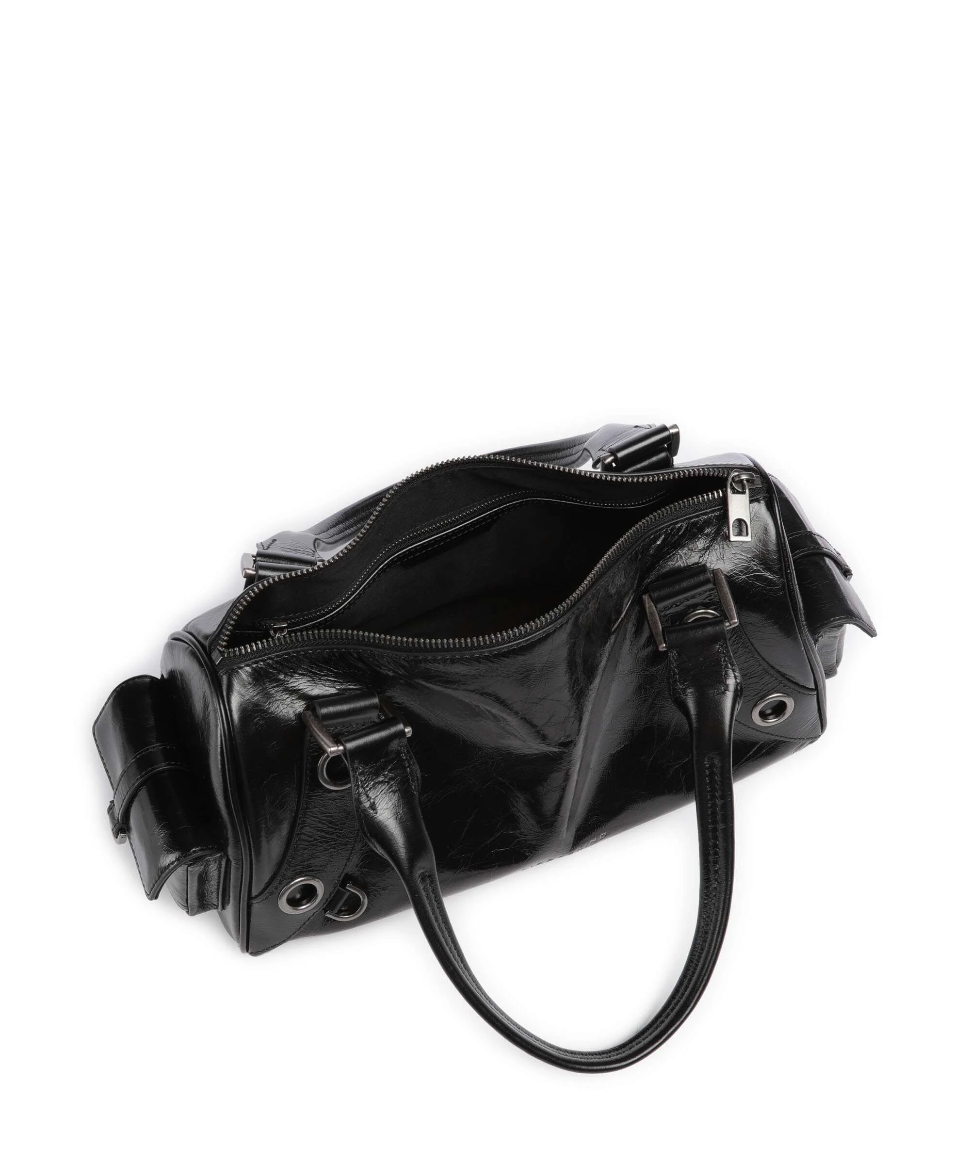 Liebeskind Nika Lack Distressed M Torba na ramię black - Image 6