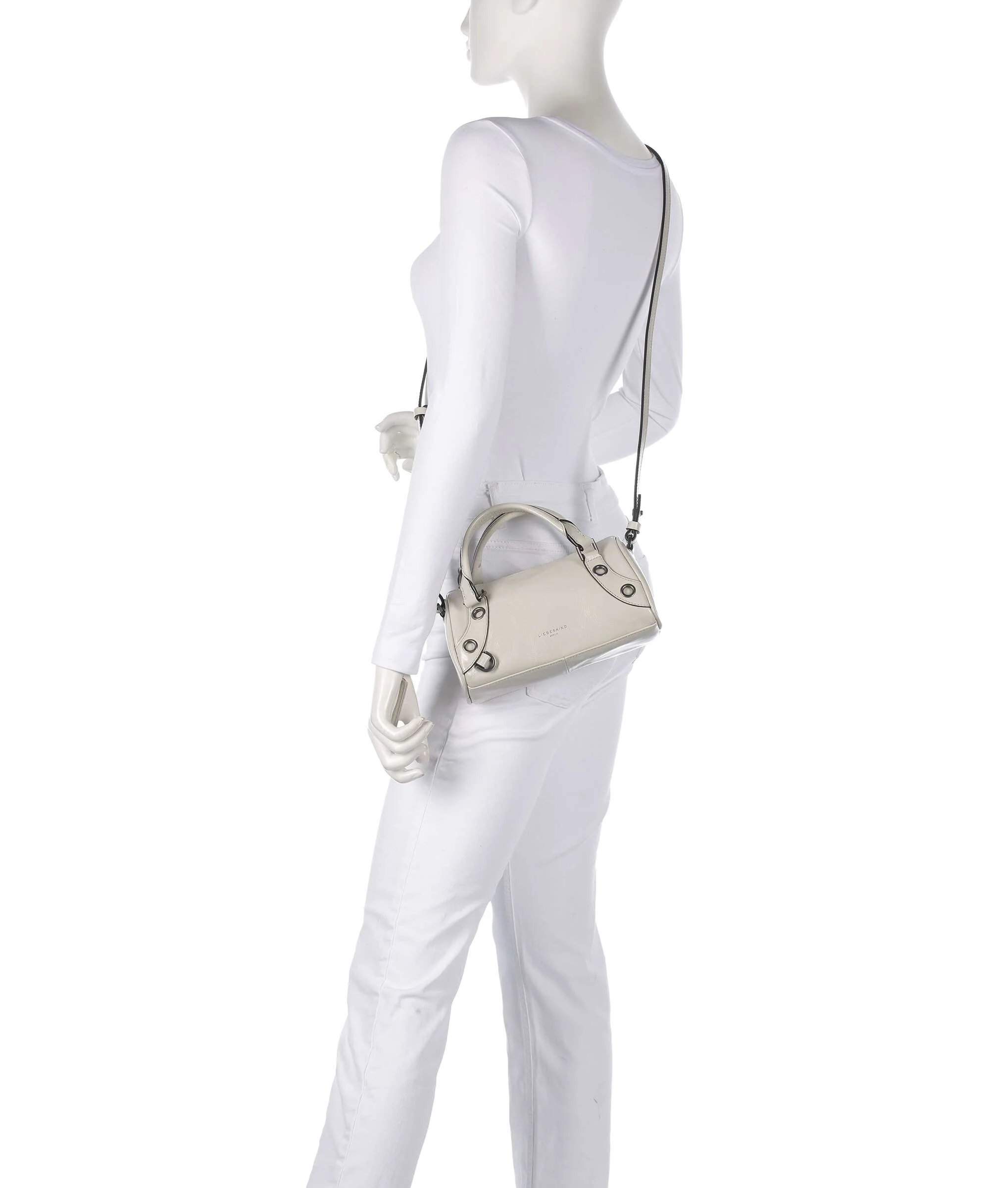 Liebeskind Nika Lack Distressed S Torebka milk - Image 3