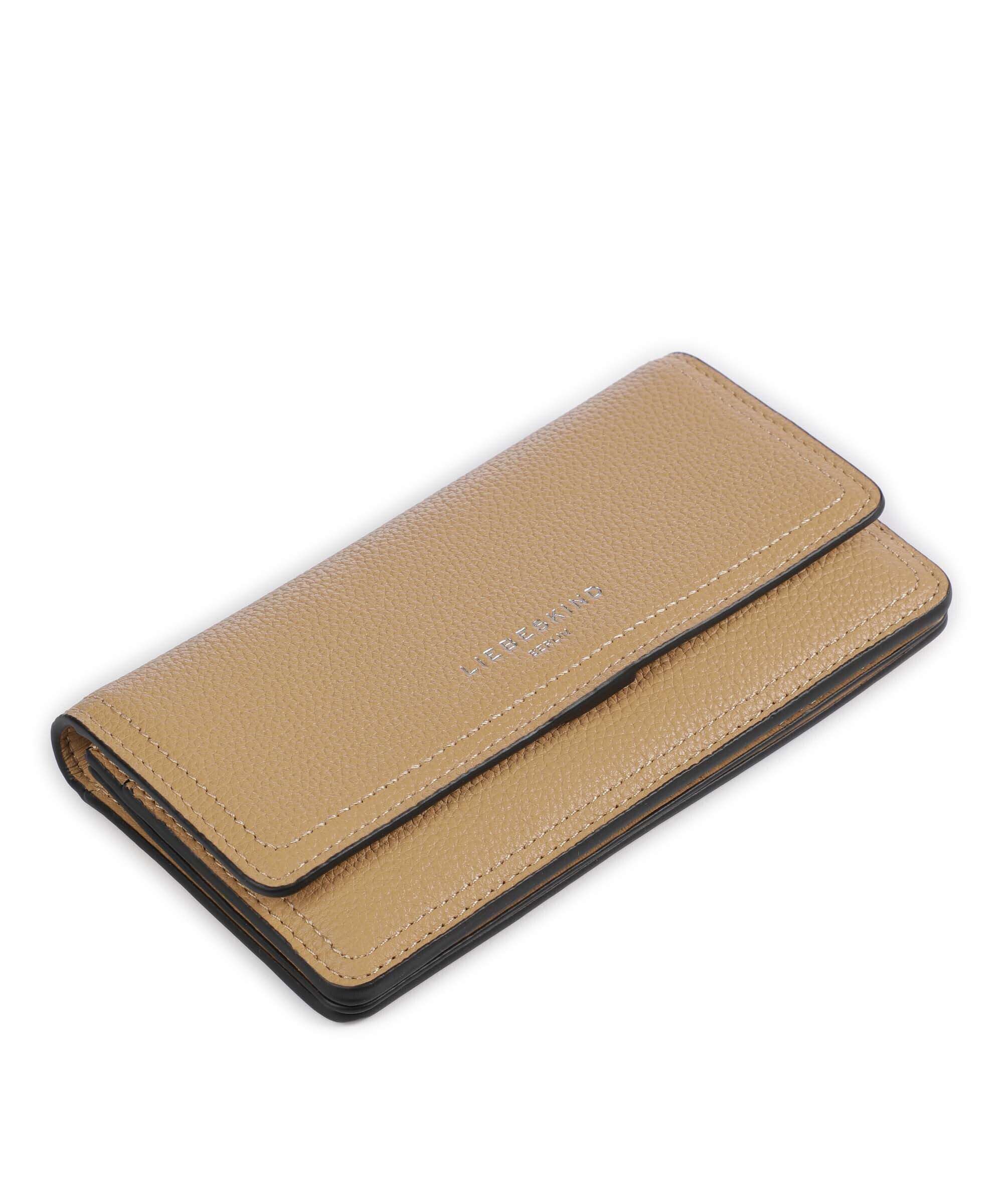 Liebeskind Paris 4 Slam Small Pebble Portfel beige - Image 4