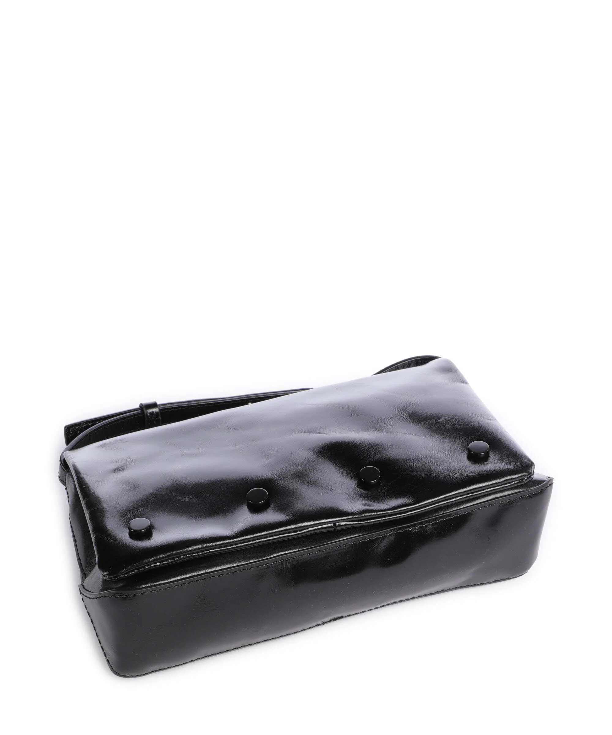 Liebeskind Rive Paper Touch Crinkle S Torba przez ramię black - Image 5