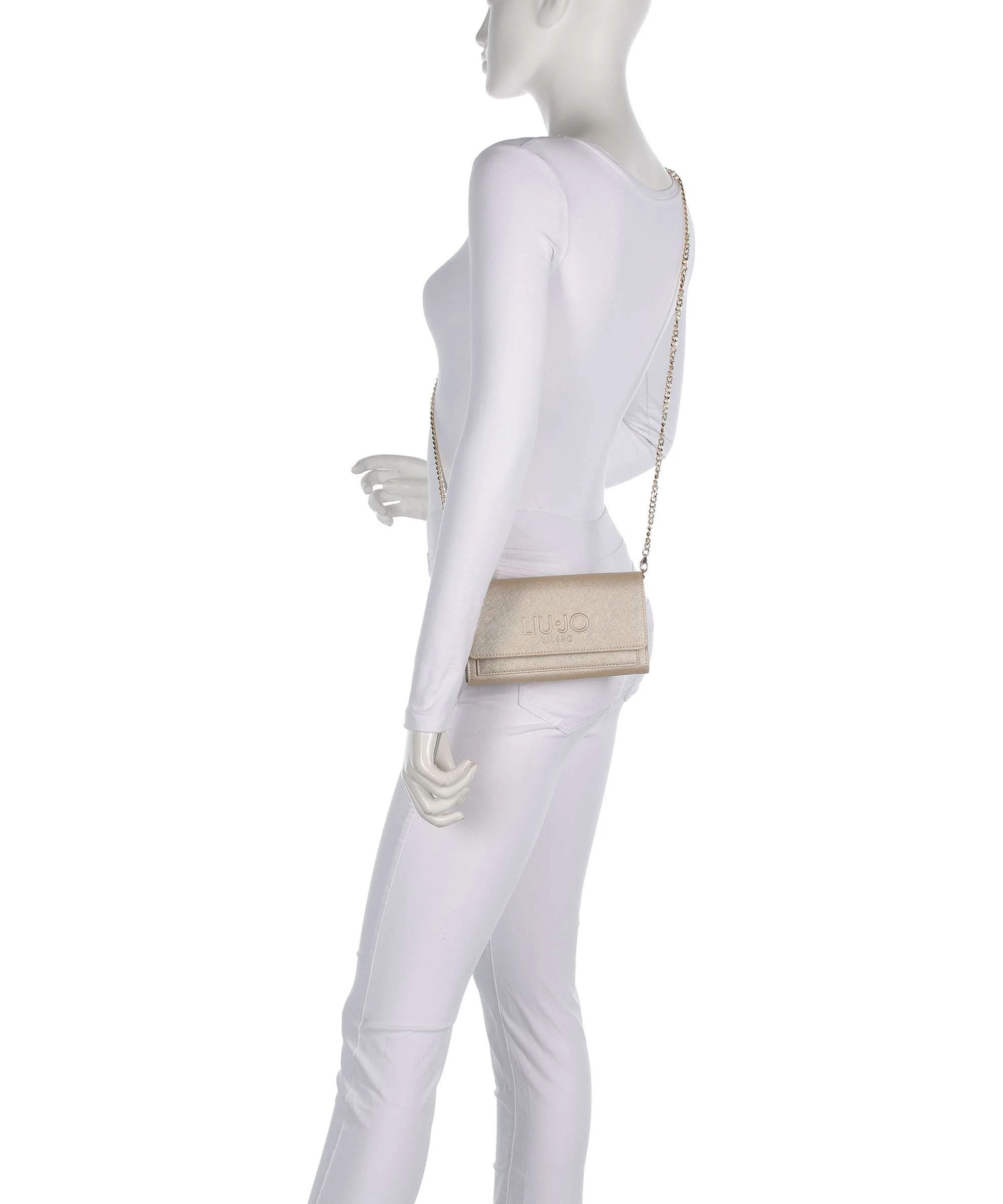 Liu Jo Caliwen XL Torba przez ramię light gold - Image 3