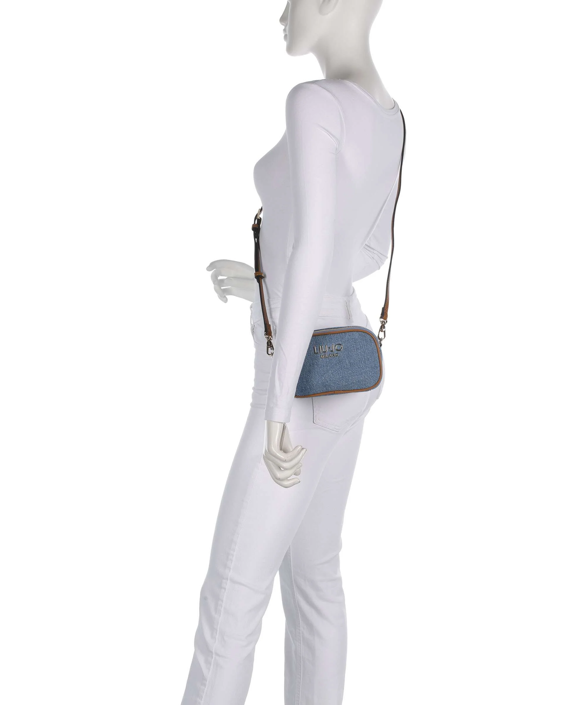 Liu Jo Ridhi S Torba przez ramię light denim - Image 3
