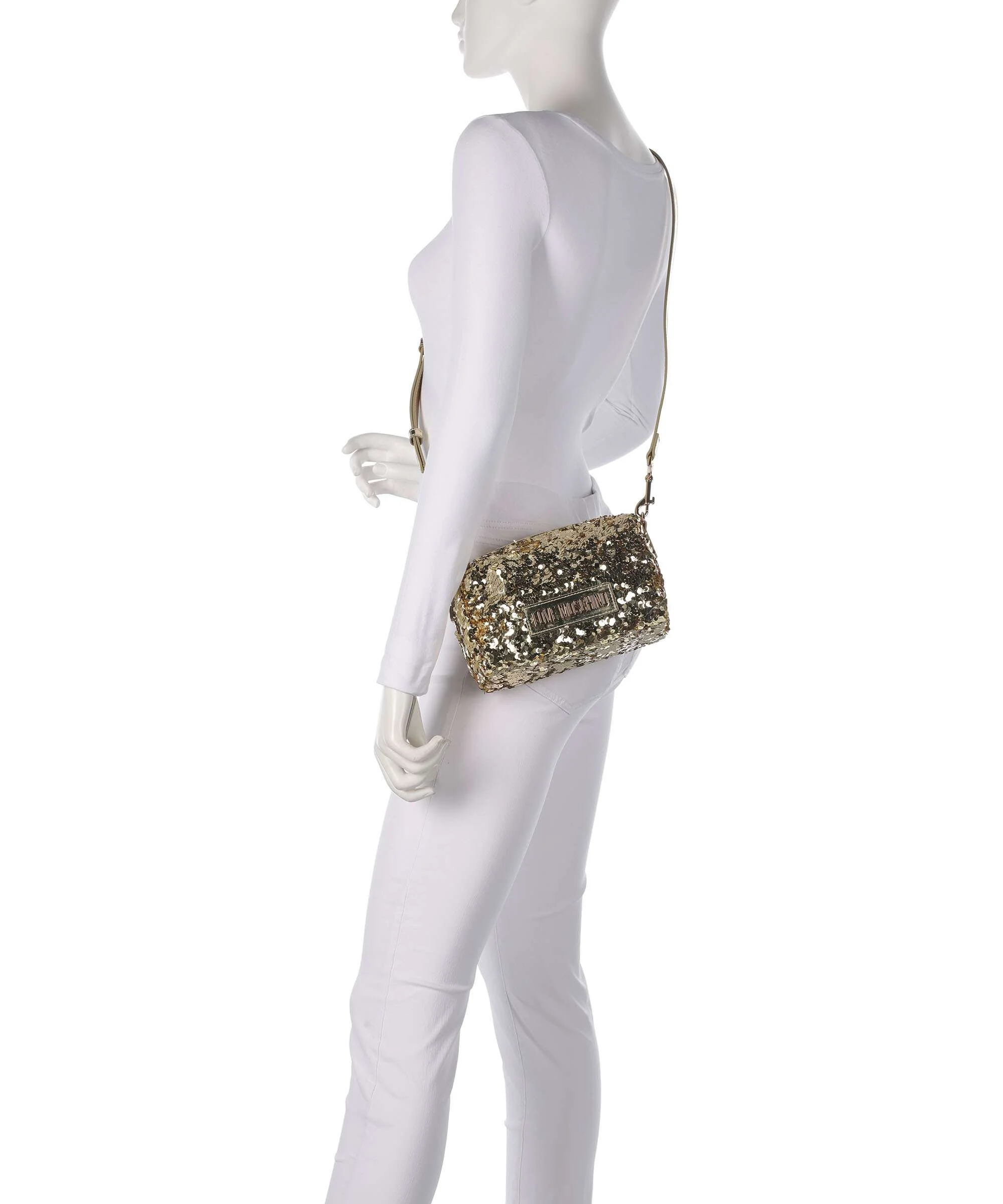 Love Moschino Bling Bling Torba na ramię gold - Image 4