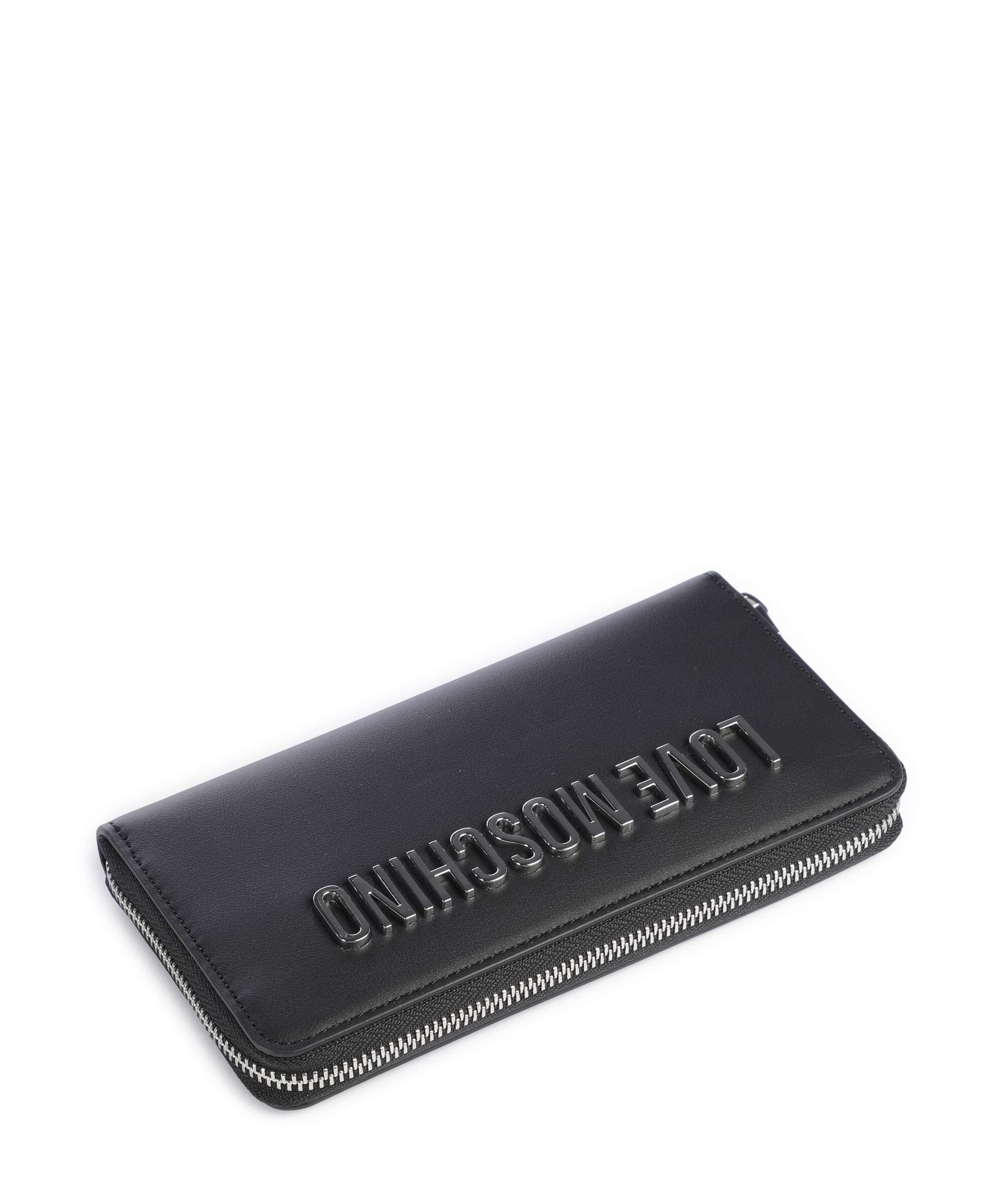 Love Moschino Bold Love Laminated Portfel nero - Image 4