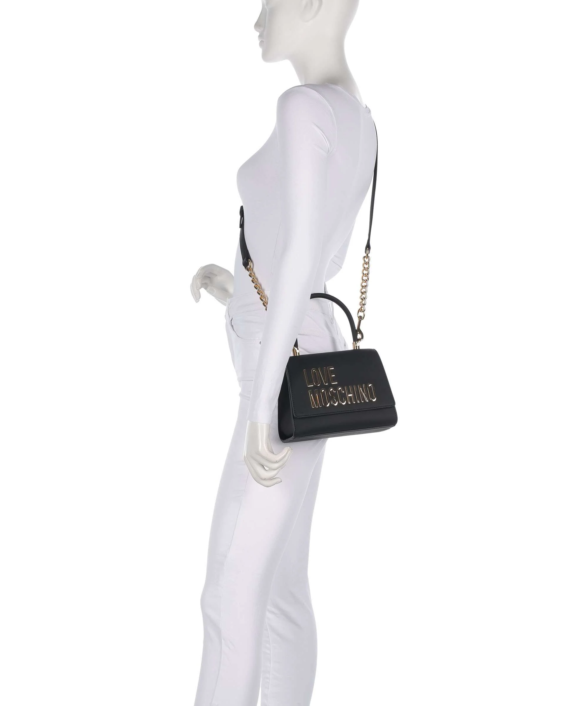 Love Moschino Bold Love Torba przez ramię black - Image 3