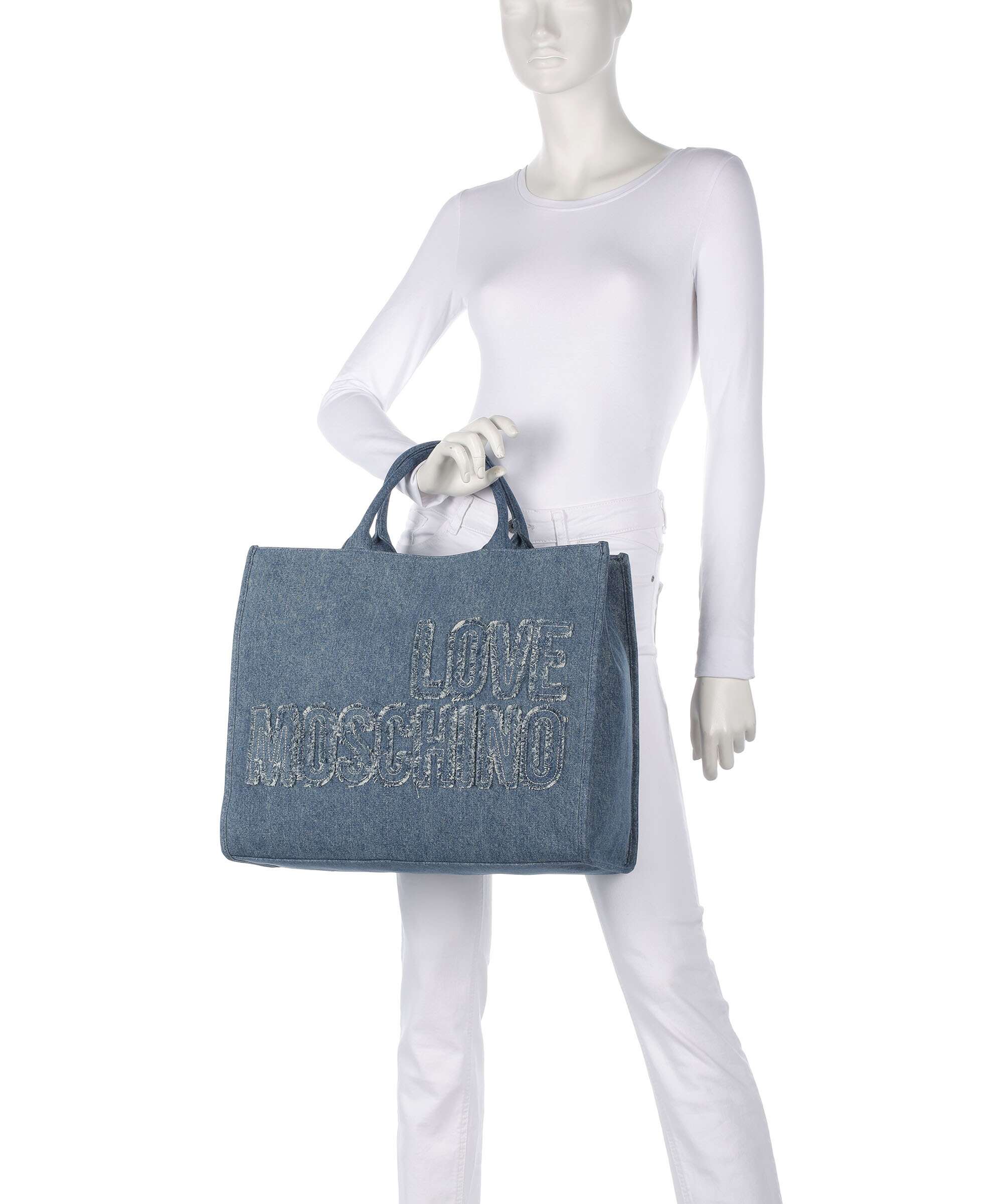 Love Moschino Denim Torebka blu - Image 3
