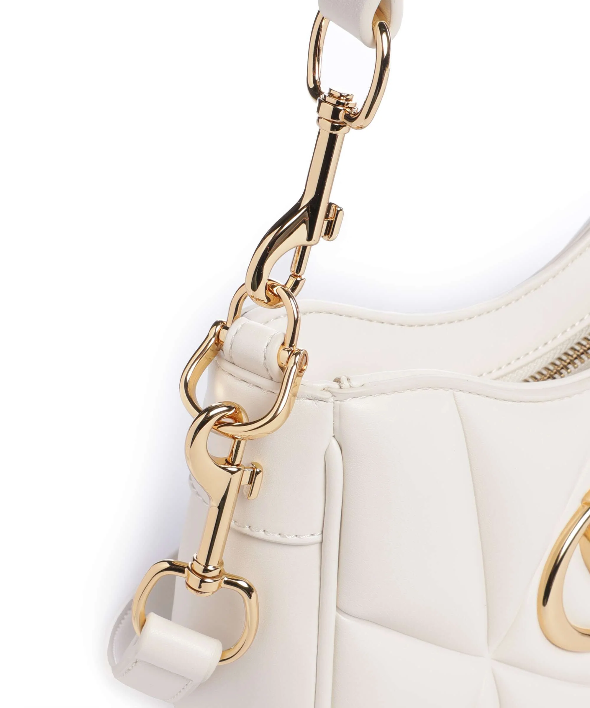 Love Moschino Embossed Q Torba na ramię ivory - Image 5
