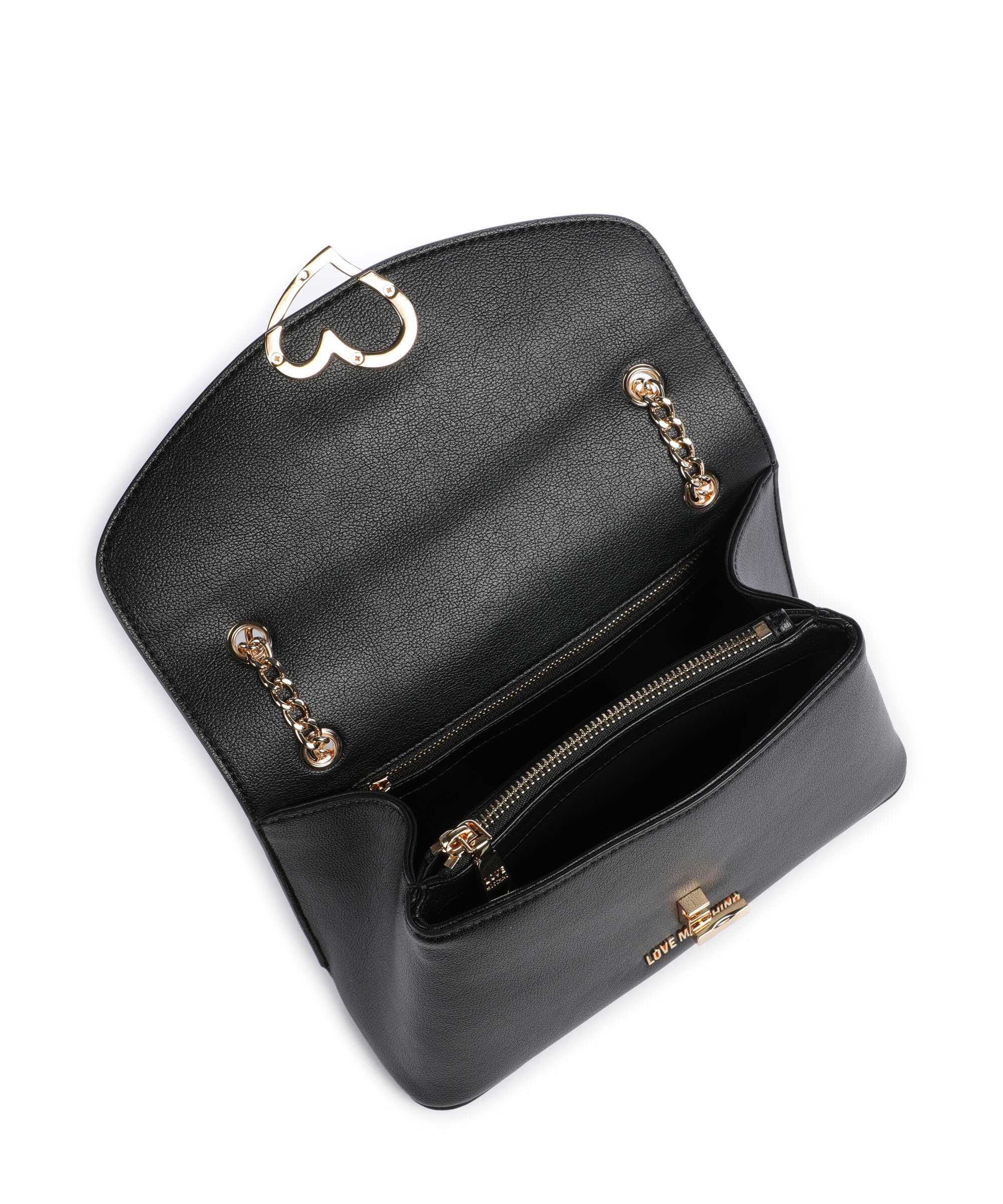 Love Moschino Heart Turnlock Torba na ramię black - Image 7