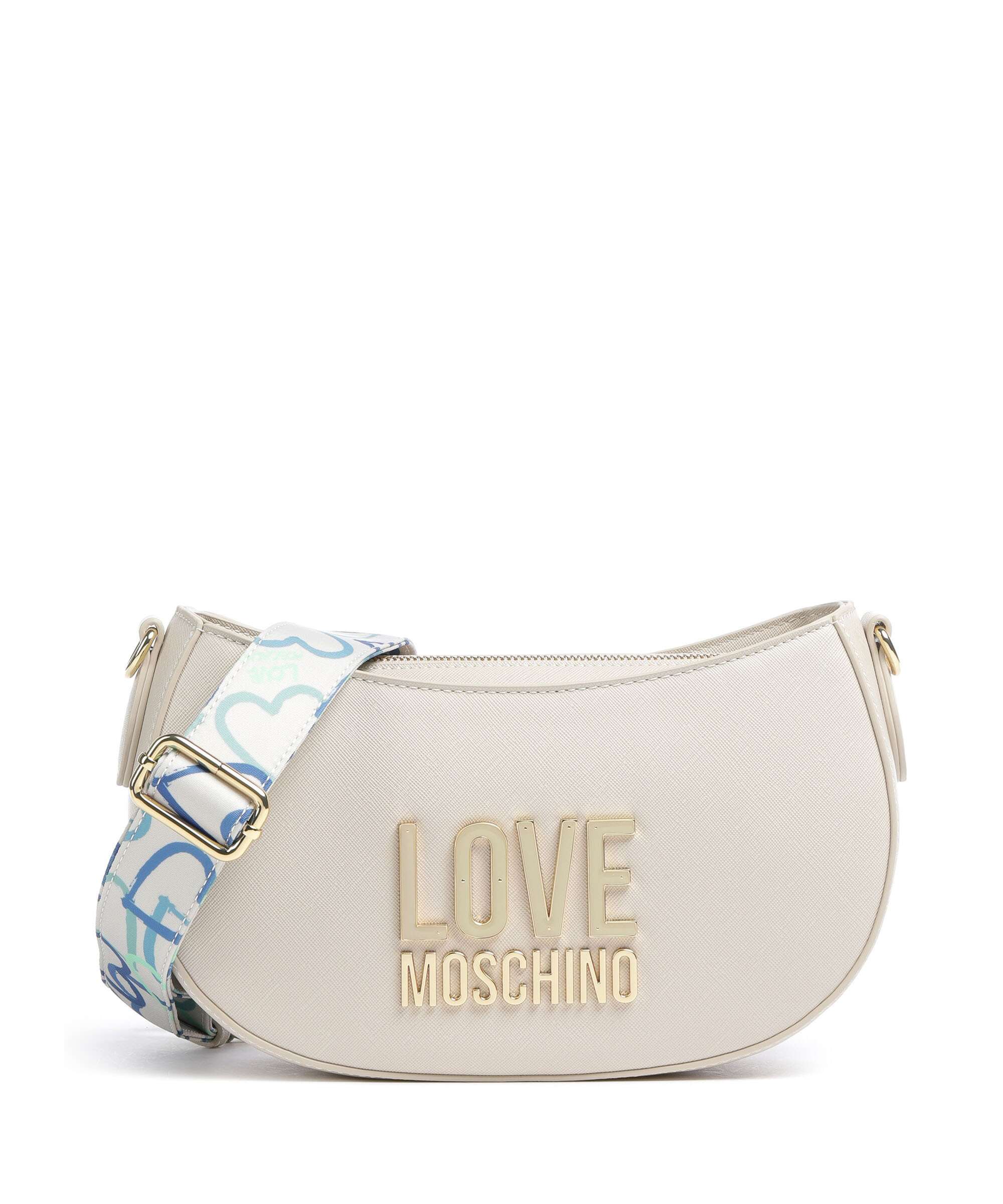 Love Moschino Jelly Logo Torba przez ramię avorio