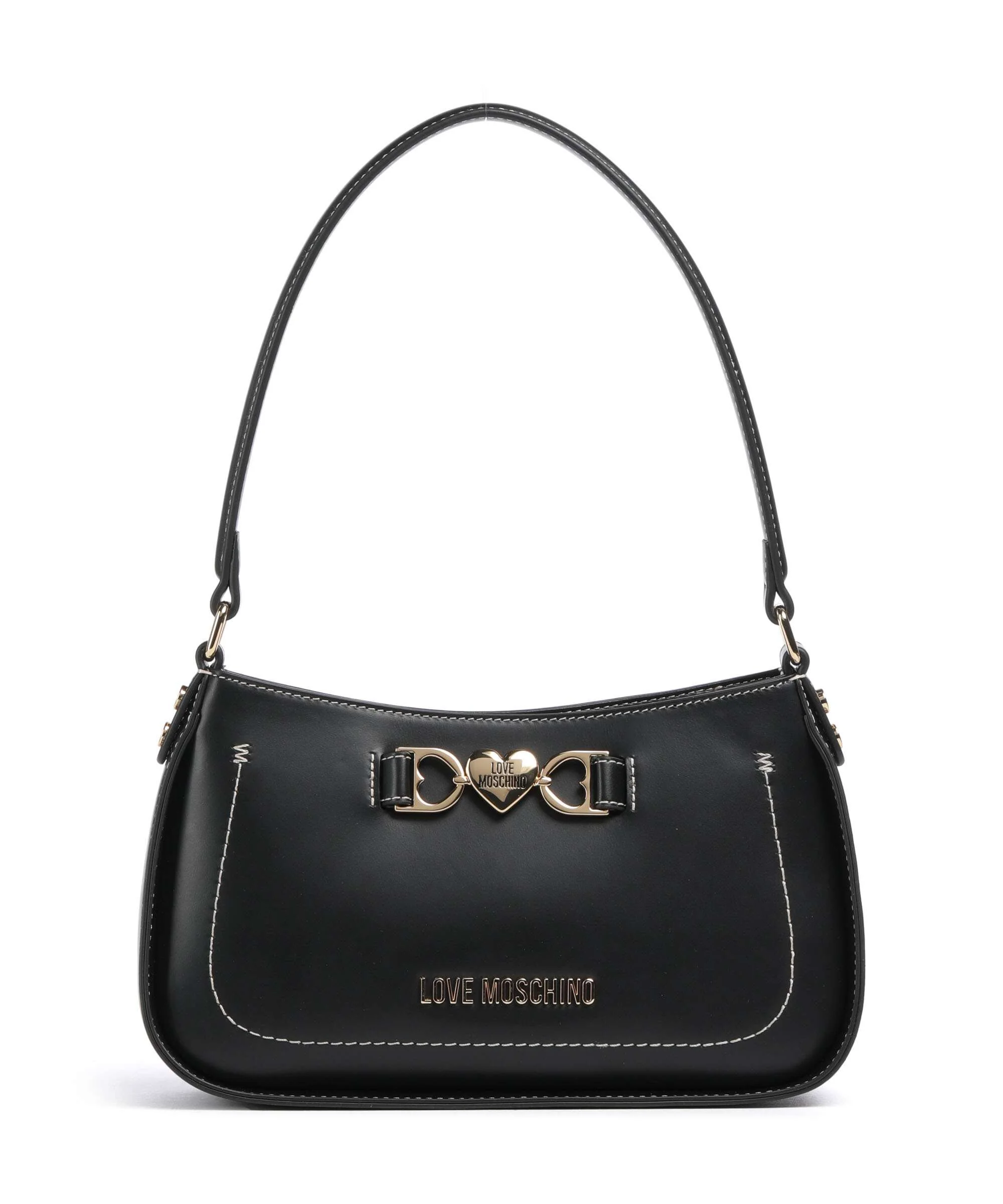 Love Moschino Love Chain Strap Torba na ramię nero