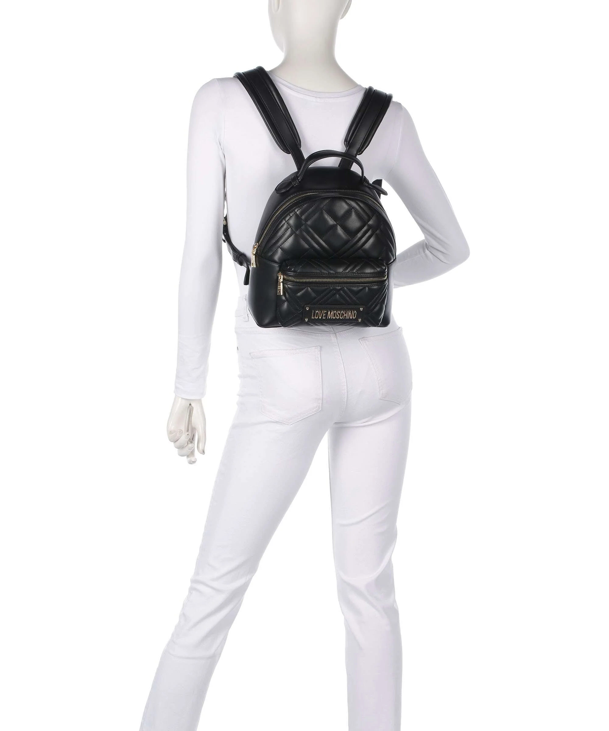 Love Moschino Quilted Plecak nero - Image 3