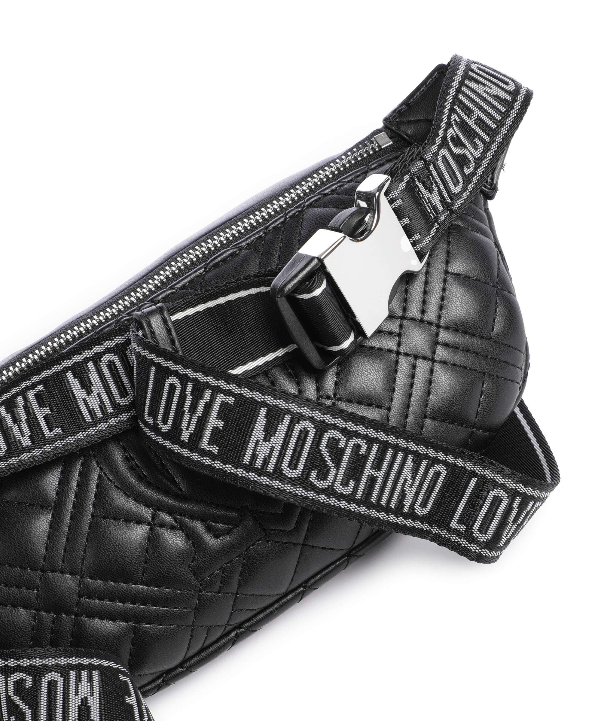 Love Moschino Quilted Saszetka nerka black - Image 4