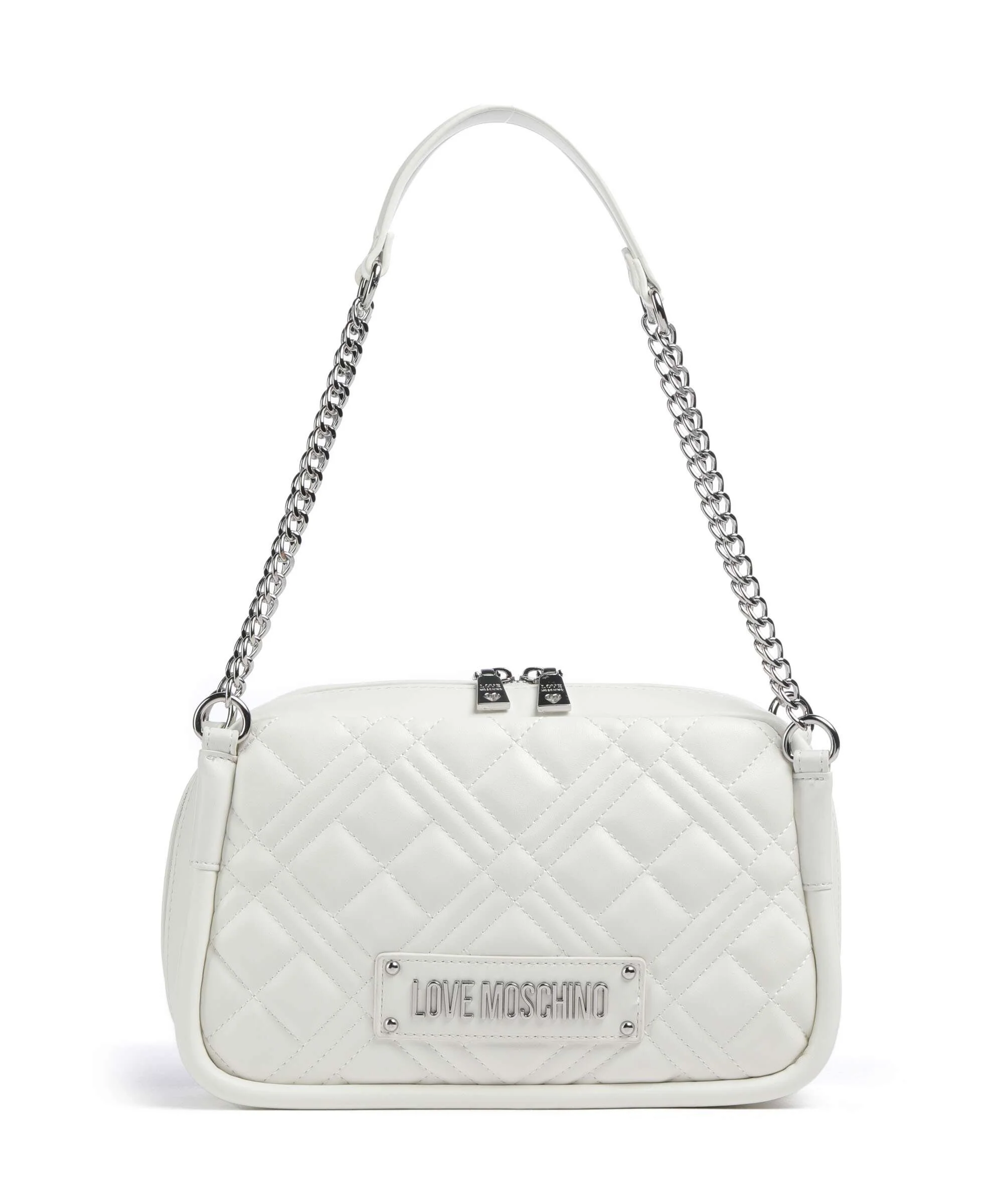 Love Moschino Quilted Torba na ramię bianco