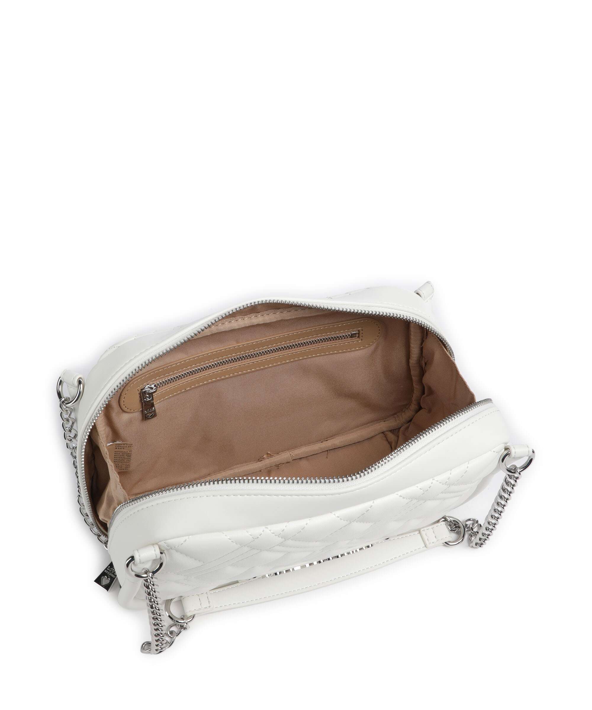 Love Moschino Quilted Torba na ramię bianco - Image 6