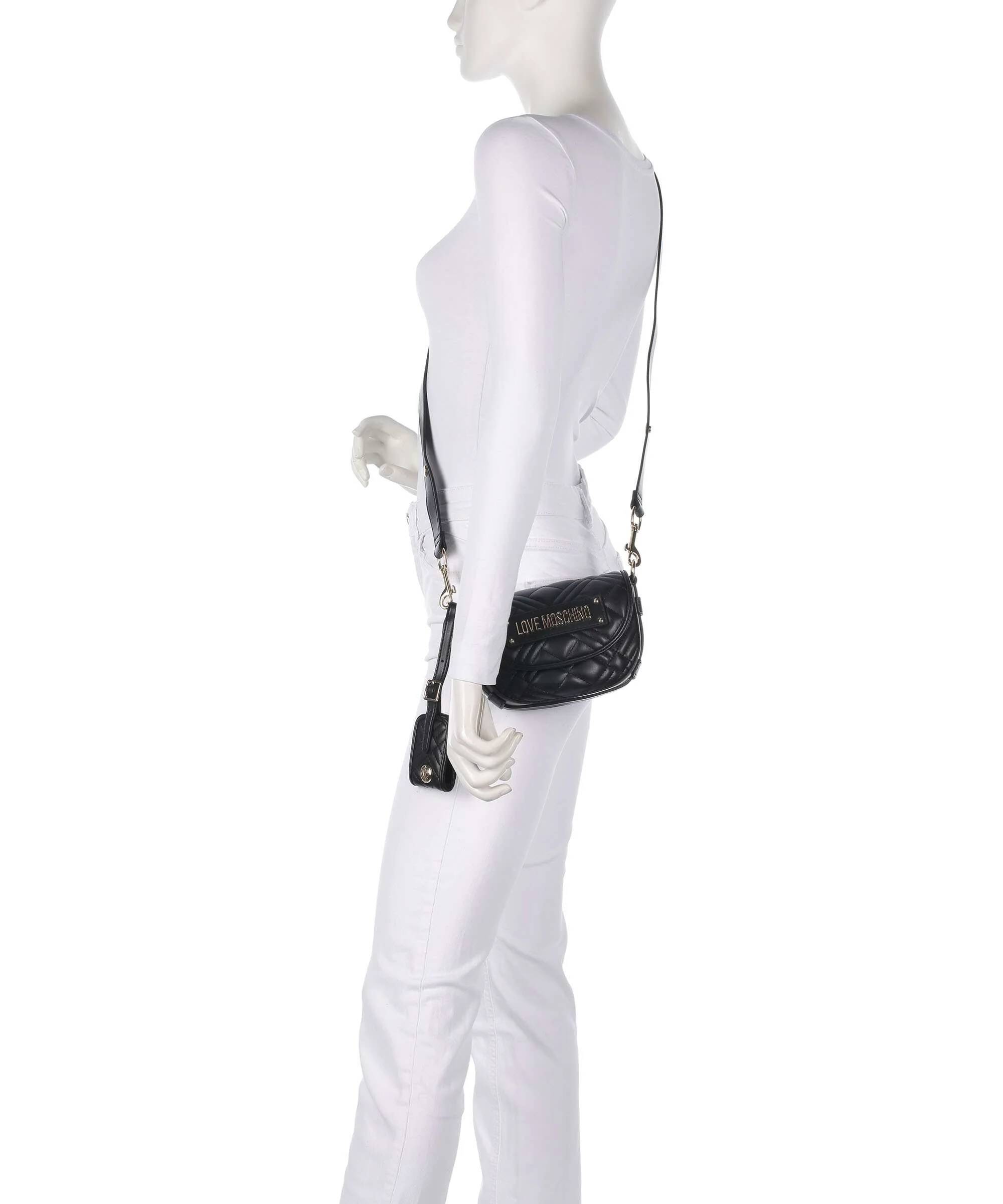 Love Moschino Quilted Torba przez ramię nero - Image 3