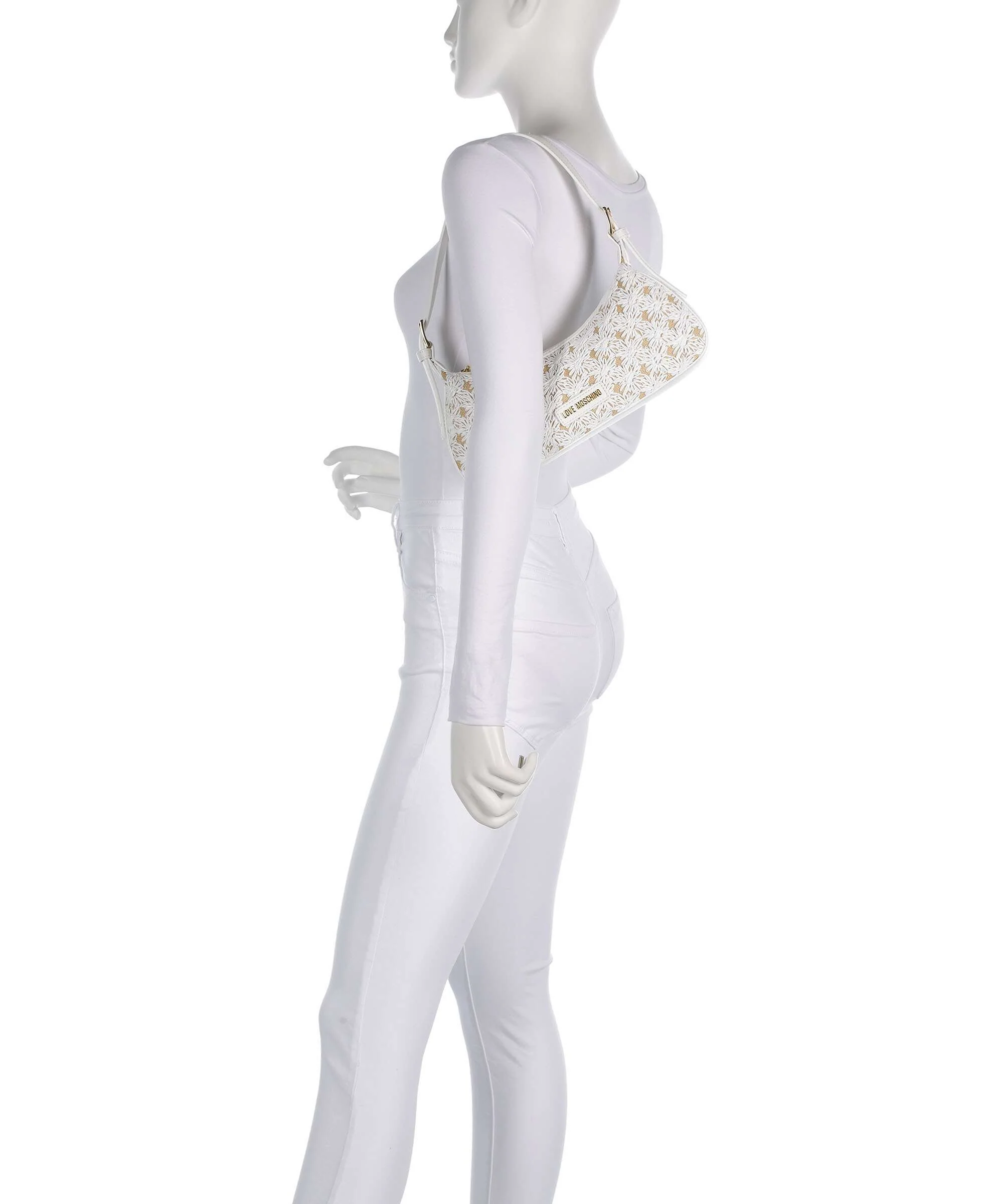 Love Moschino Smart Daily Torba na ramię white/white - Image 3
