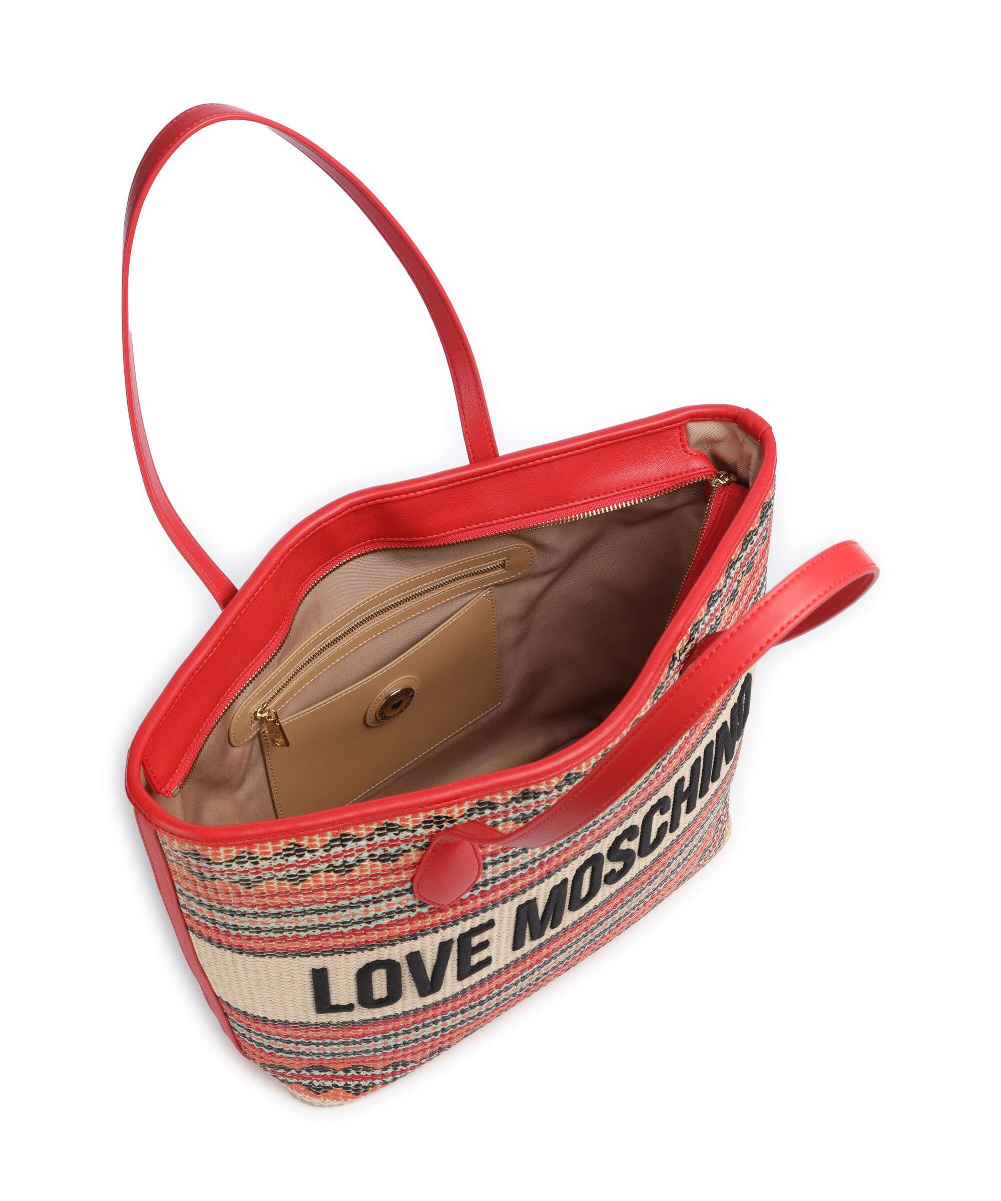 Love Moschino Sunset Stripes Torba na zakupy multicolour/red - Image 5