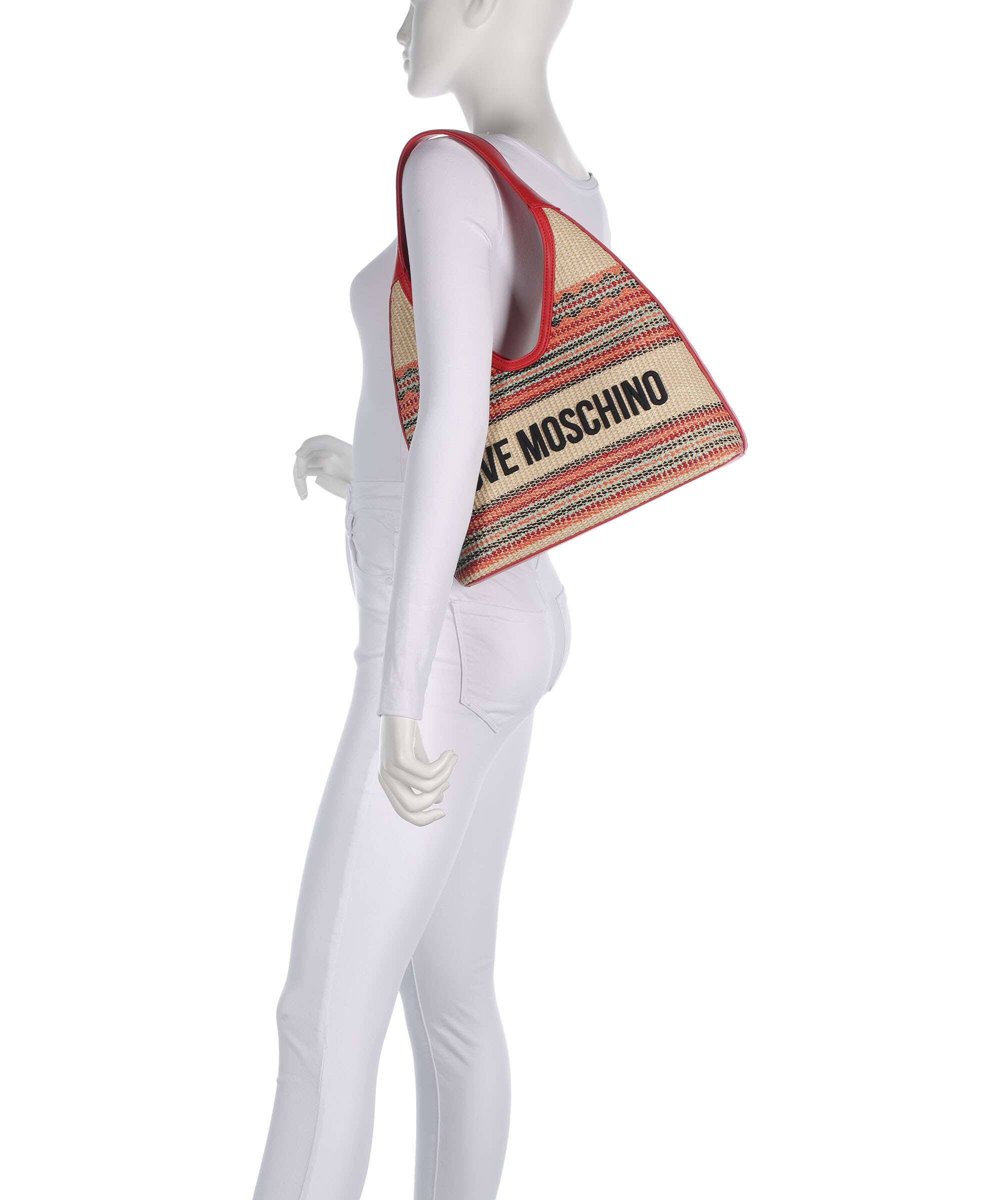 Love Moschino Sunset Stripes Torebka worek multicolour/red - Image 3