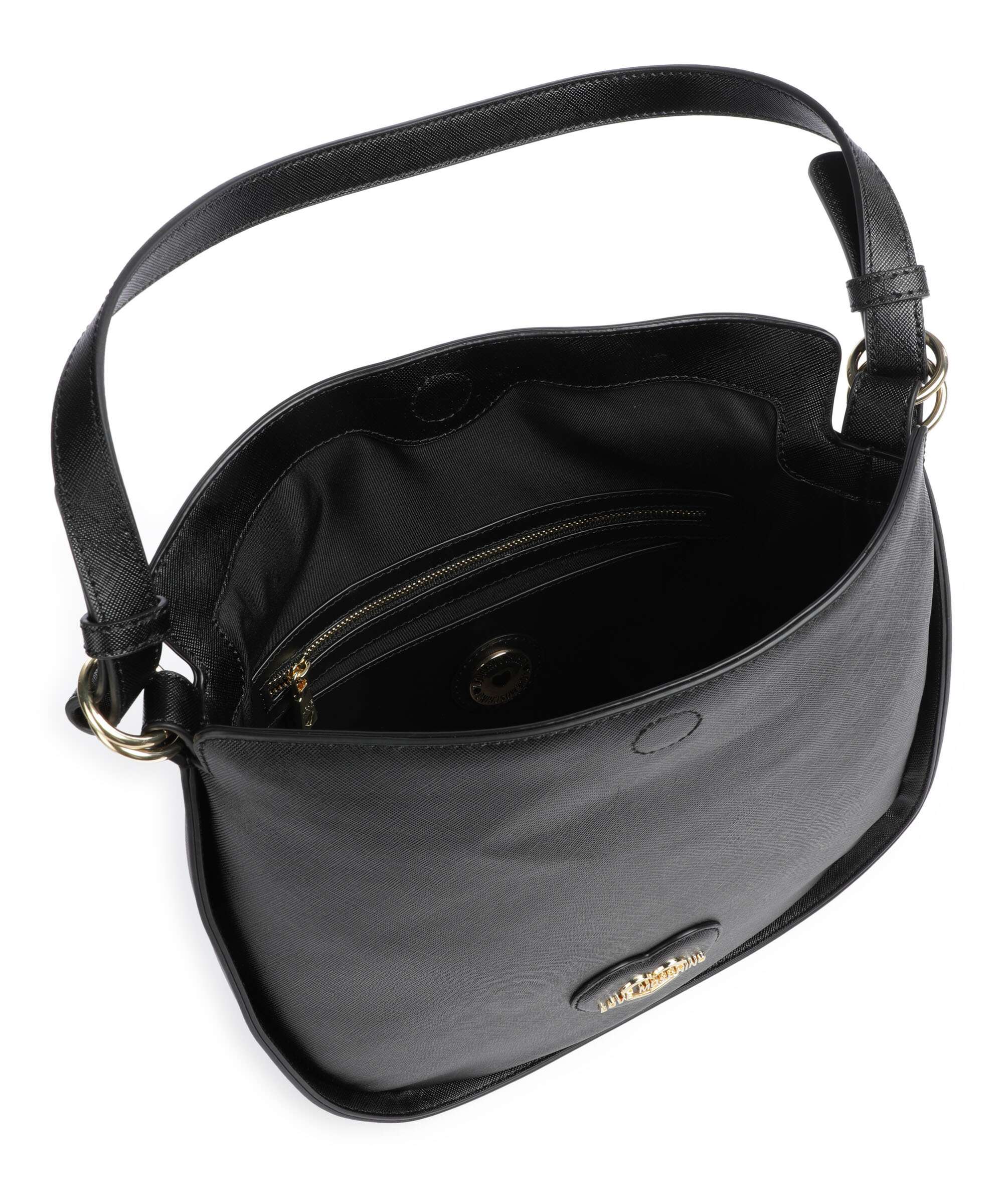 Love Moschino Sweet Heart Torebka worek nero - Image 6