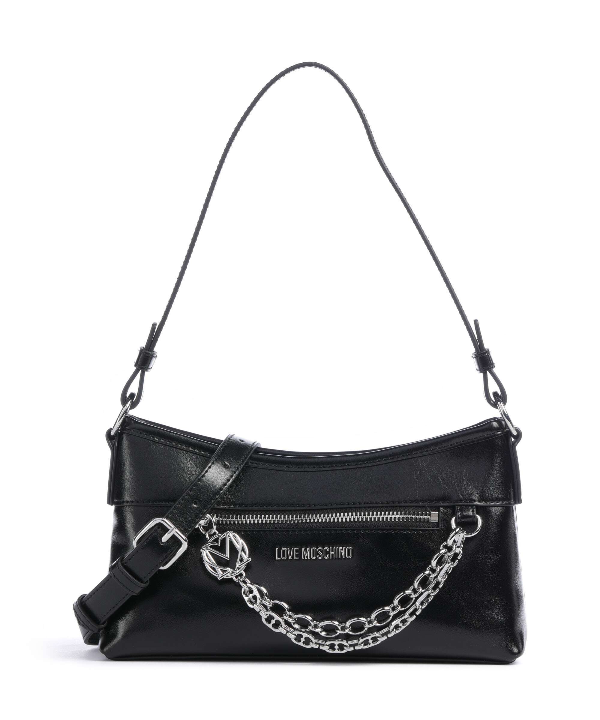Love Moschino Urban Chains Torba na ramię black/black